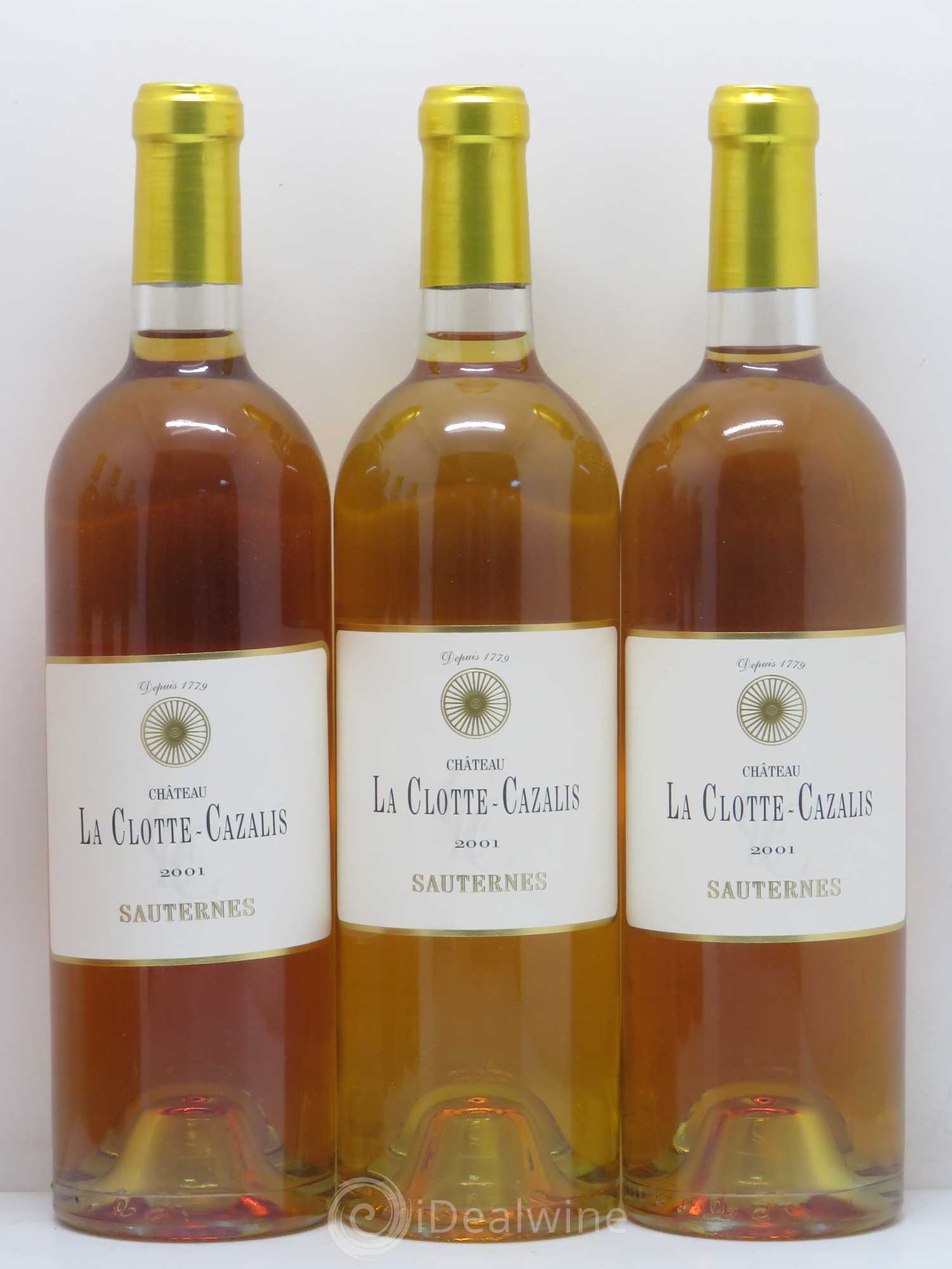 Bordeaux Château La Clotte Cazalis 2001 - Posten von 6 Flaschen - 1