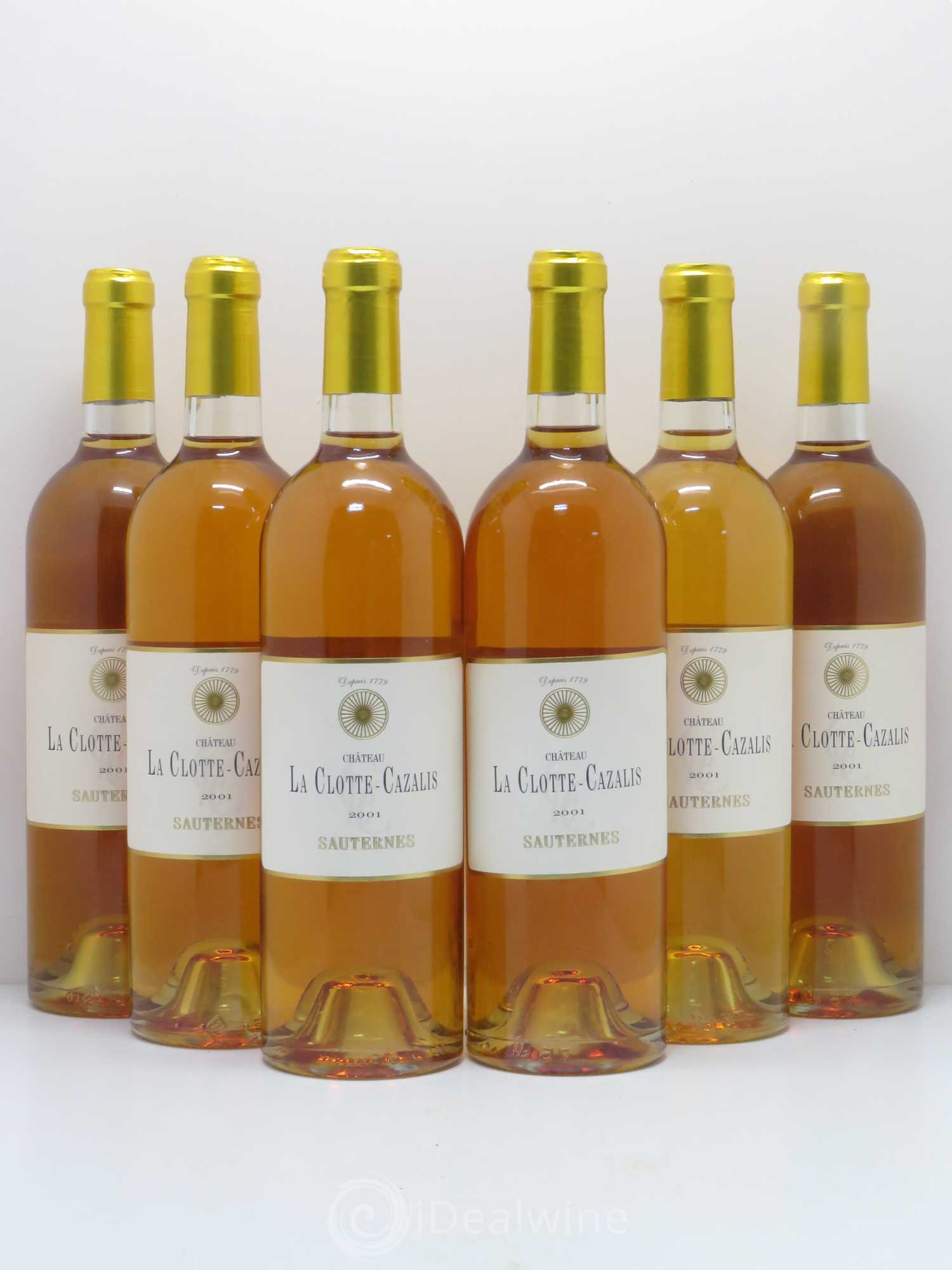 Bordeaux Château La Clotte Cazalis 2001 - Posten von 6 Flaschen - 0