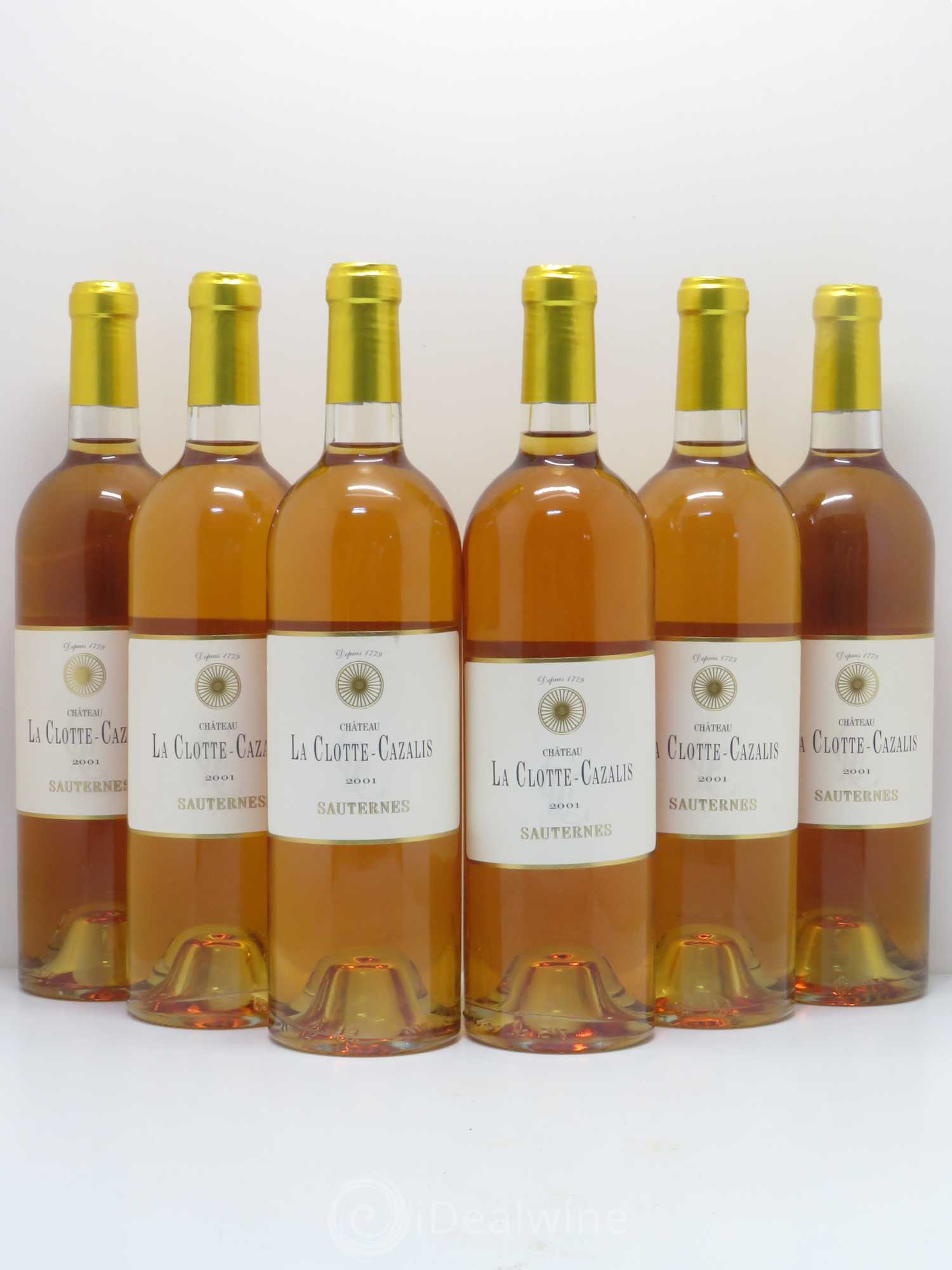 Bordeaux Château La Clotte Cazalis 2001 - Posten von 6 Flaschen - 0