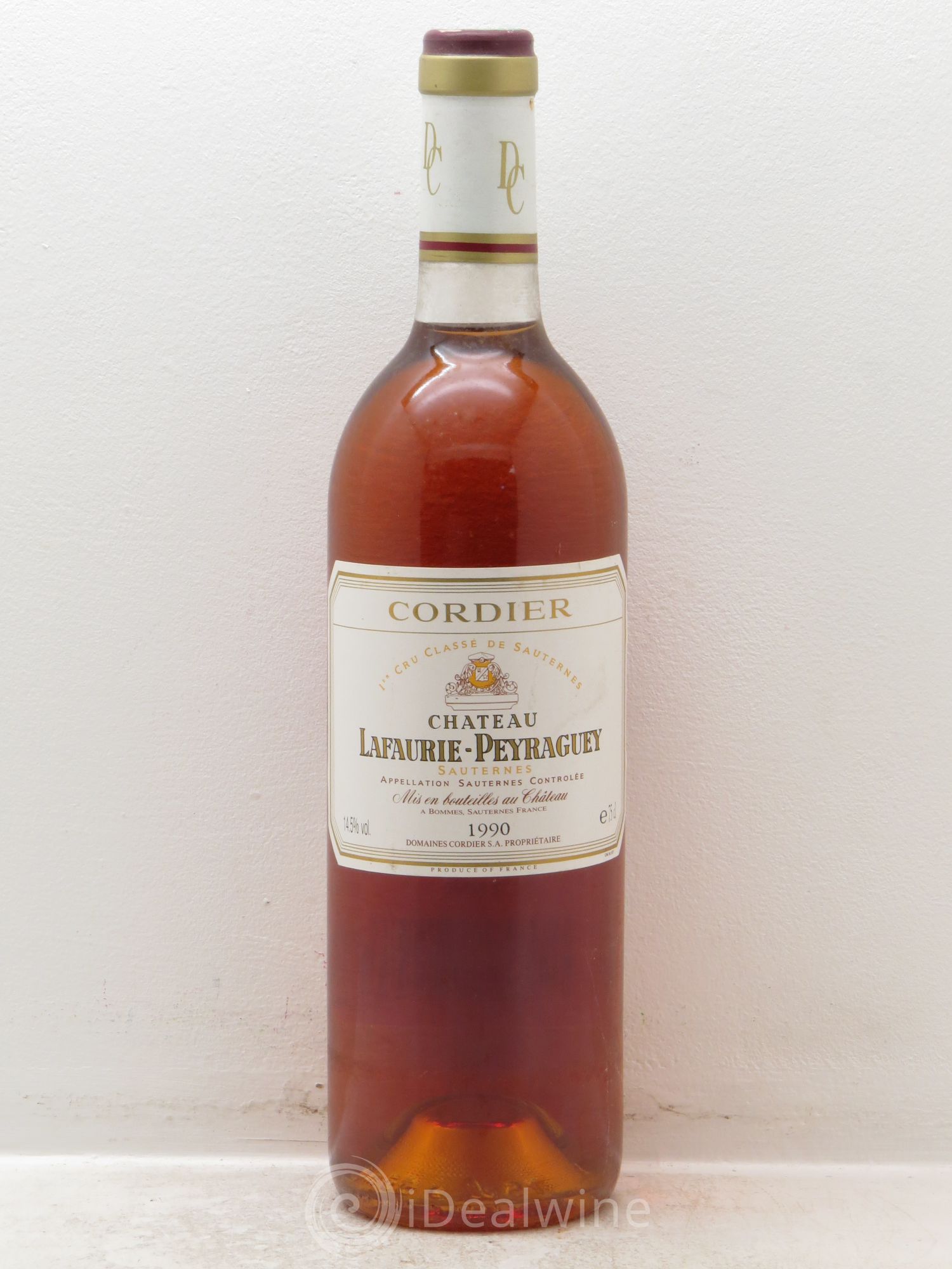 Château Lafaurie-Peyraguey 1er Grand Cru Classé 1990 - Lotto di 1 bottiglia - 0