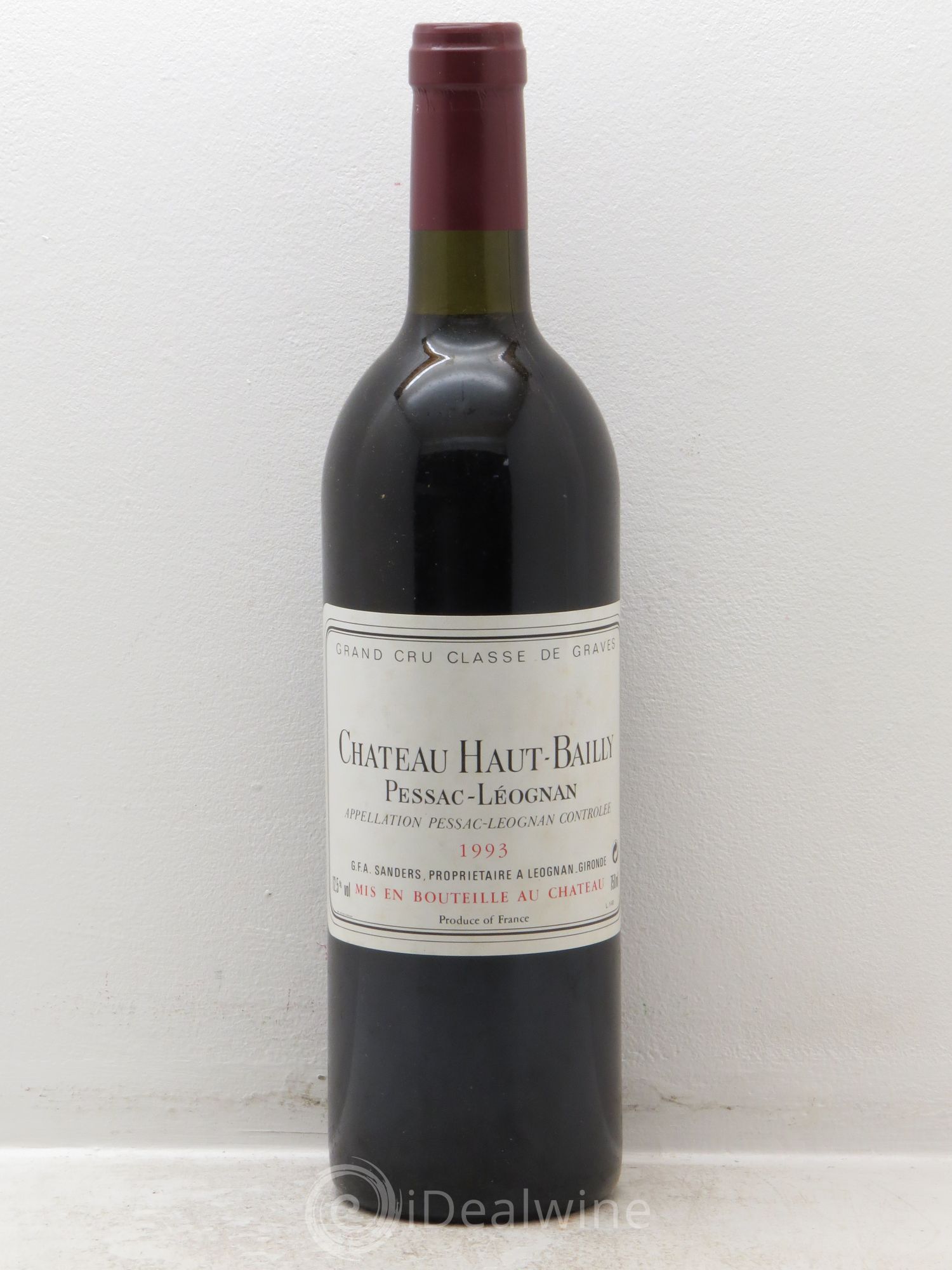 Château Haut-Bailly Cru Classé de Graves 1993 - Lot de 6 bouteilles - 0