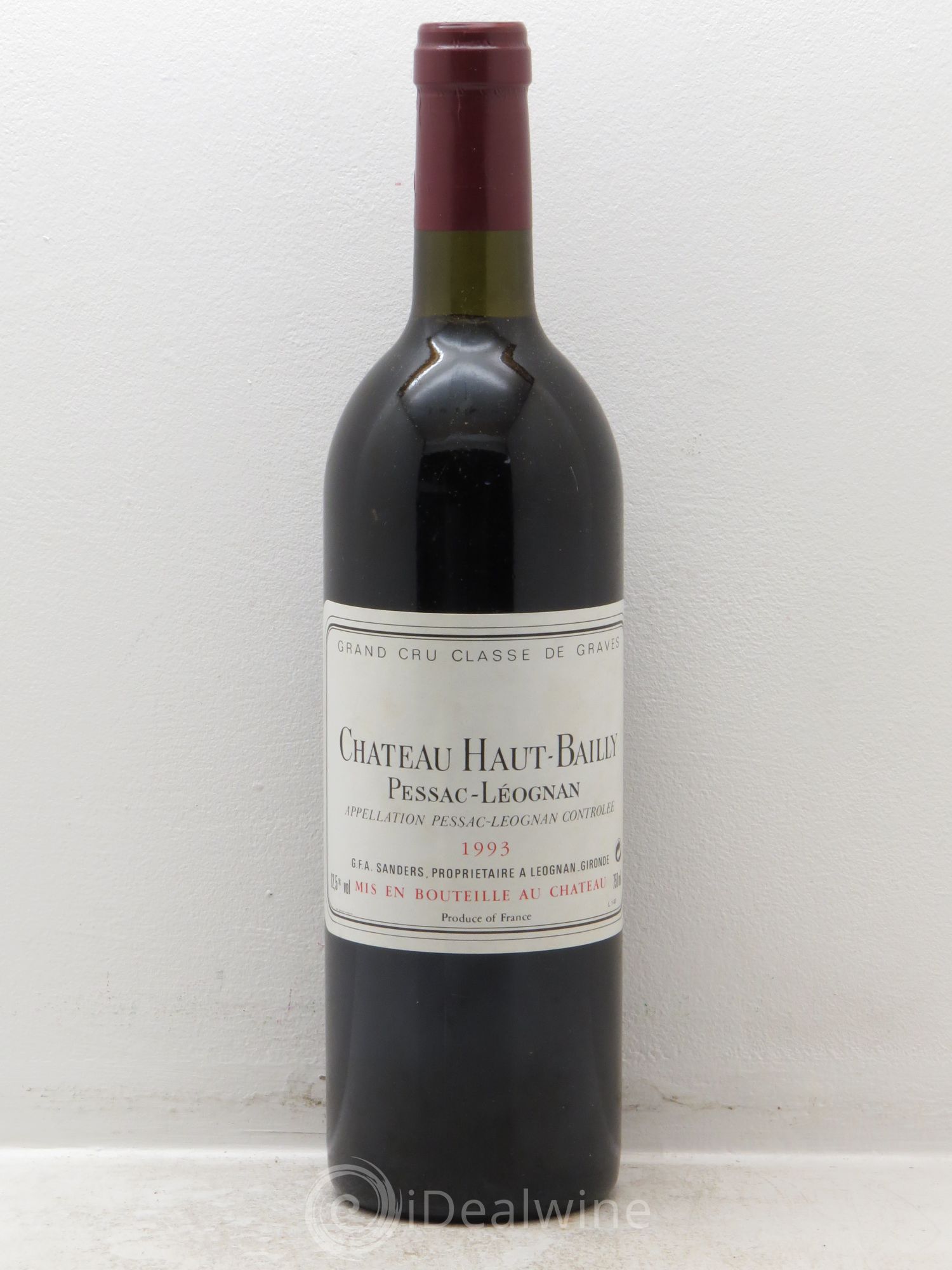 Château Haut-Bailly Cru Classé de Graves 1993 - Lot de 1 bouteille - 0
