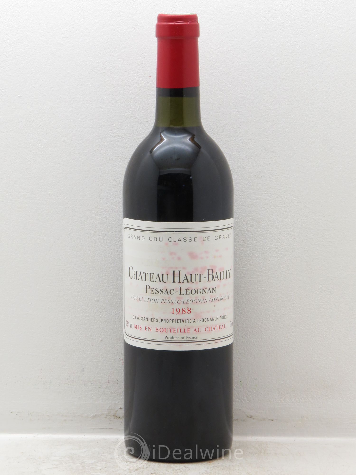 Château Haut-Bailly Cru Classé de Graves 1988 - Lot de 6 bouteilles - 0