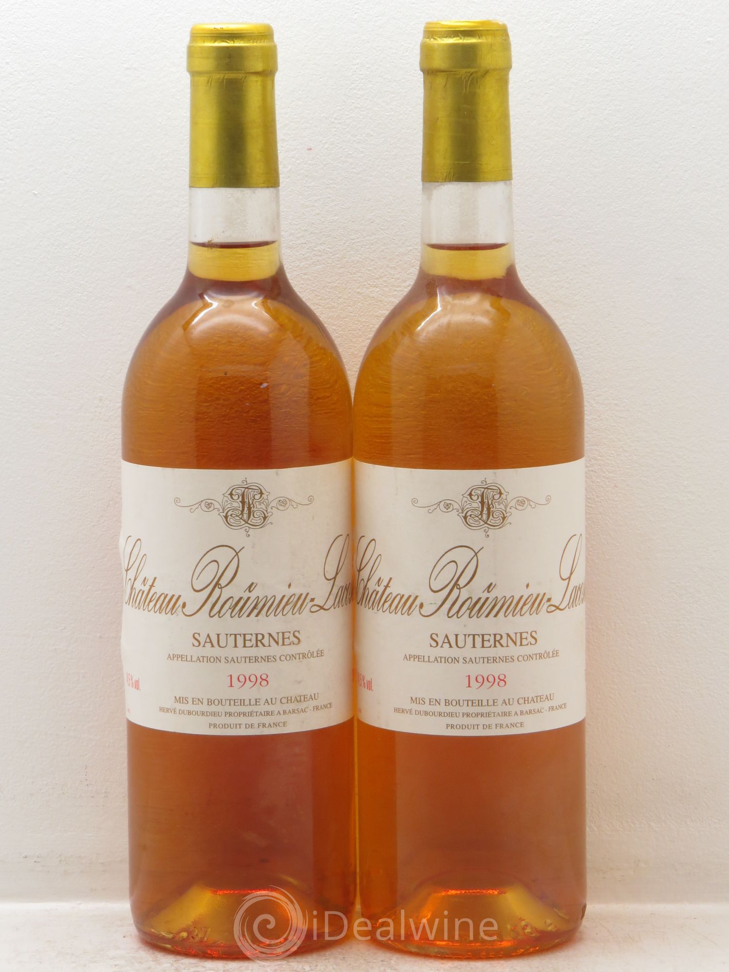Château Roûmieu-Lacoste Cru Bourgeois 1998 - Lotto di 2 bottiglie - 0
