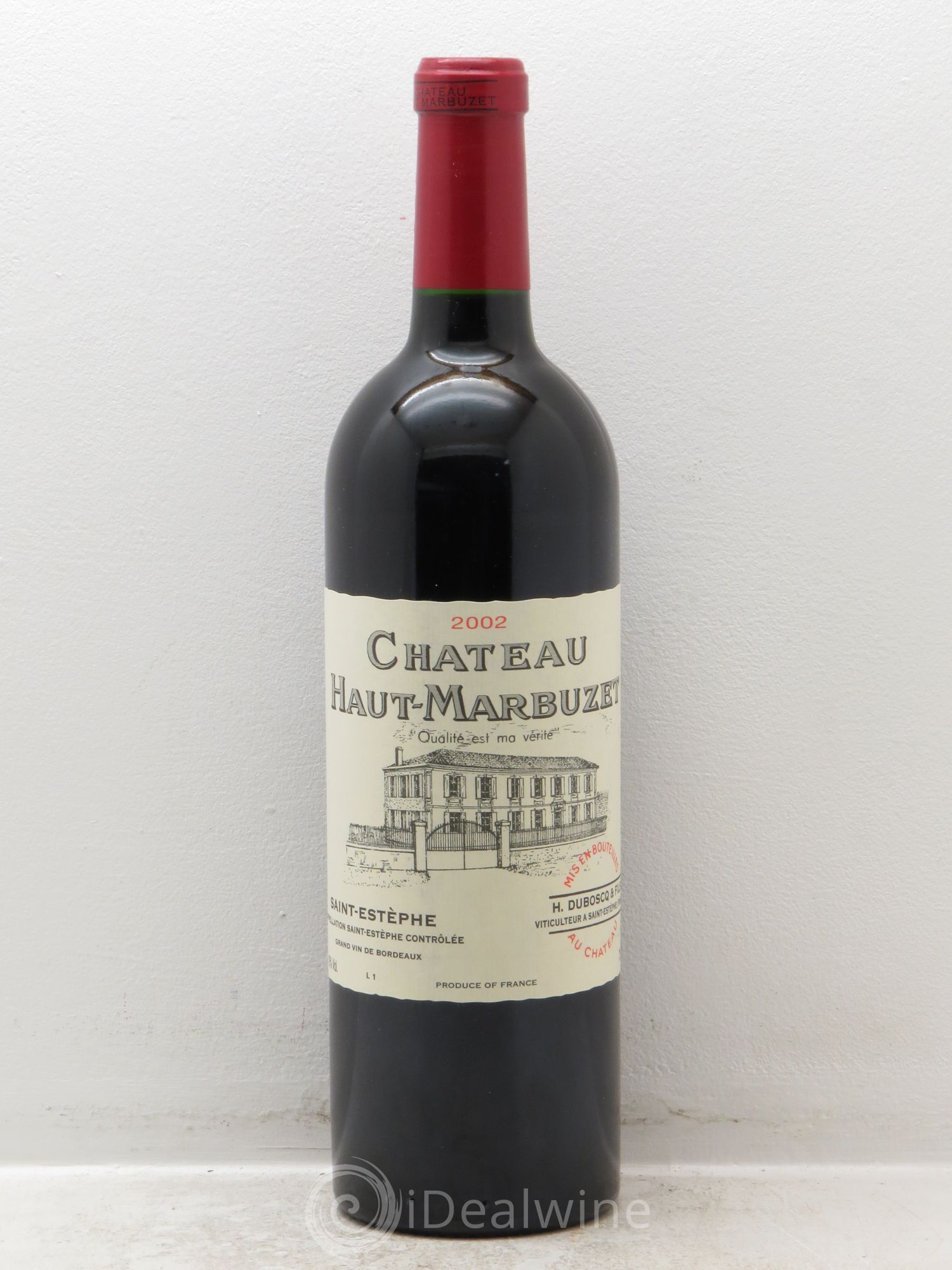 Château Haut Marbuzet 2002 - Lot de 1 bouteille - 0