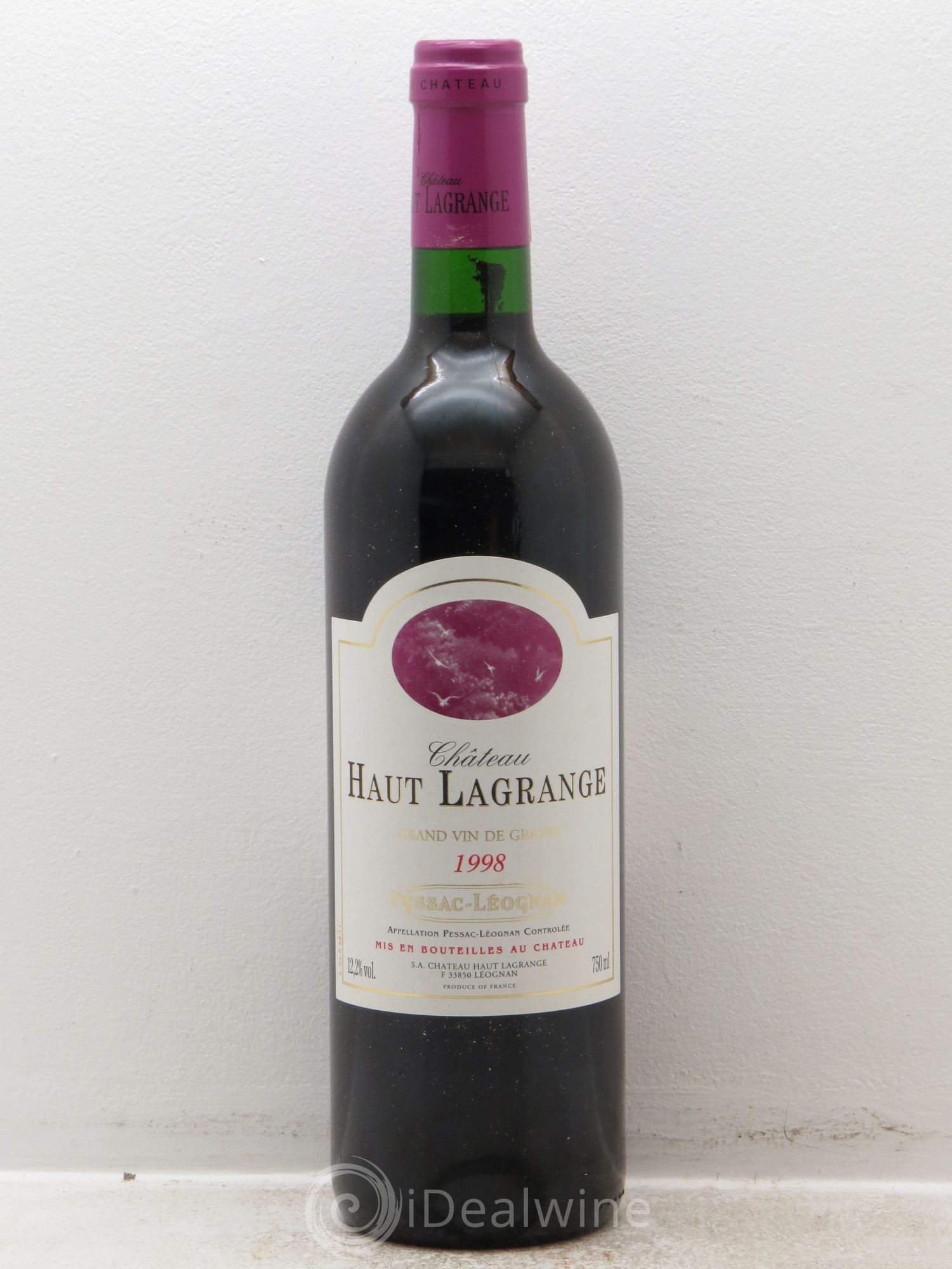 Pessac-Léognan Château Haut Lagrange 1998 - Lot de 6 bouteilles - 0