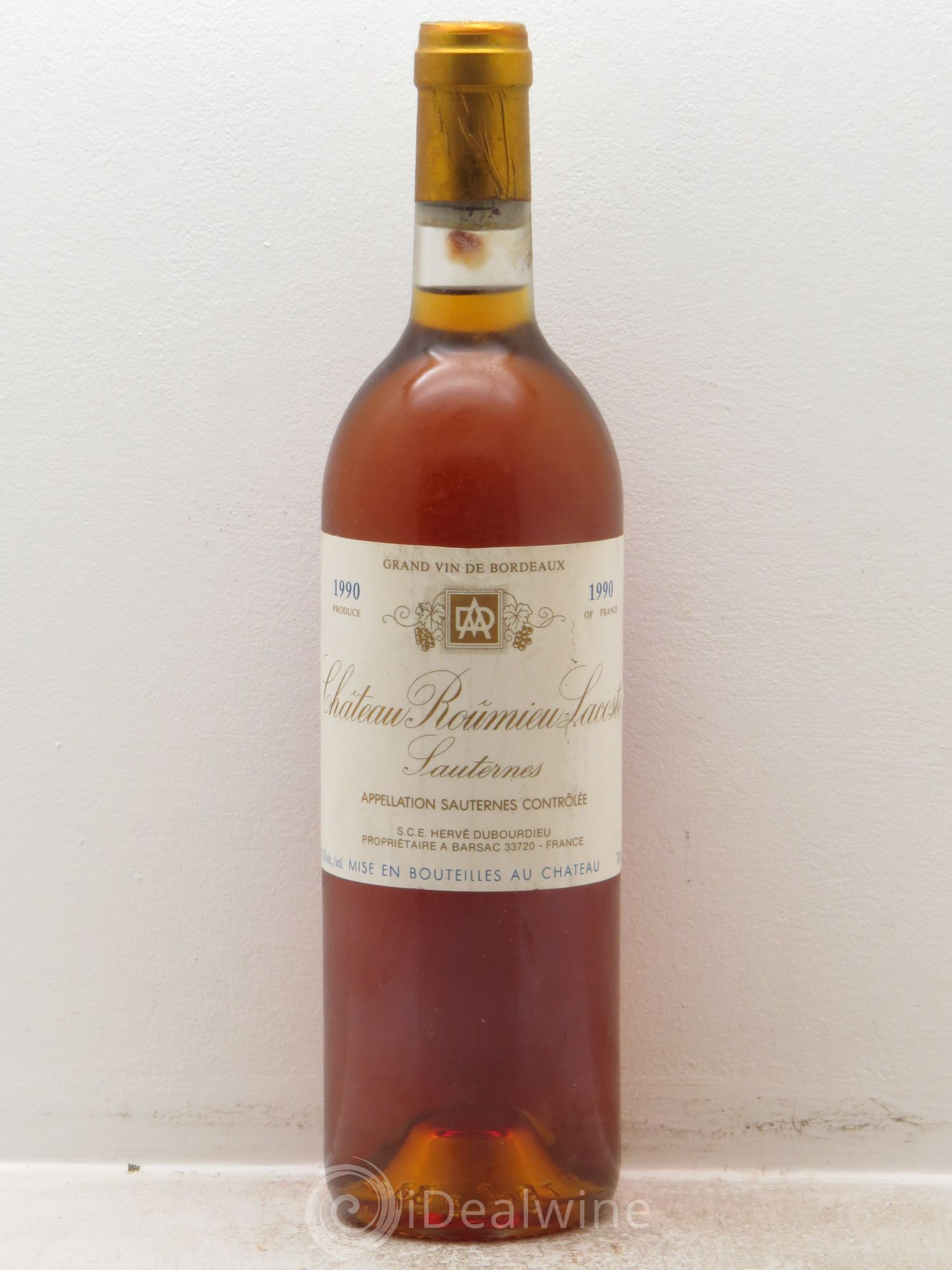 Château Roûmieu-Lacoste Cru Bourgeois 1990 - Posten von 1 Flasche - 0
