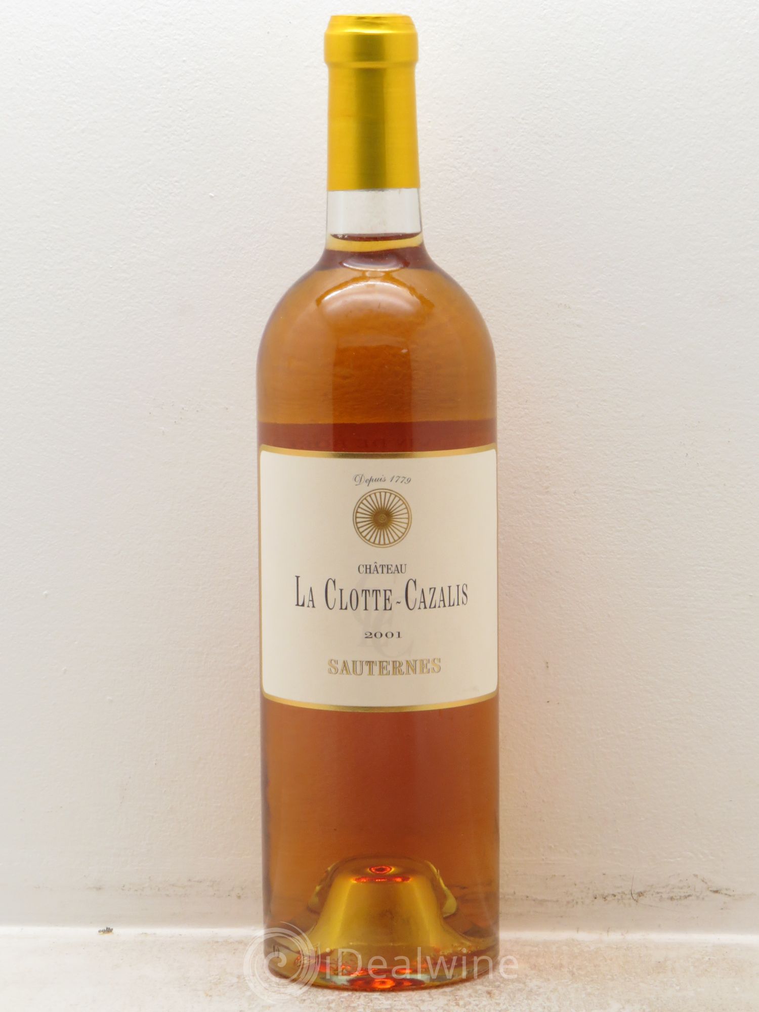 Château La Clotte-Cazalis 2001 - Lot de 6 bouteilles - 0