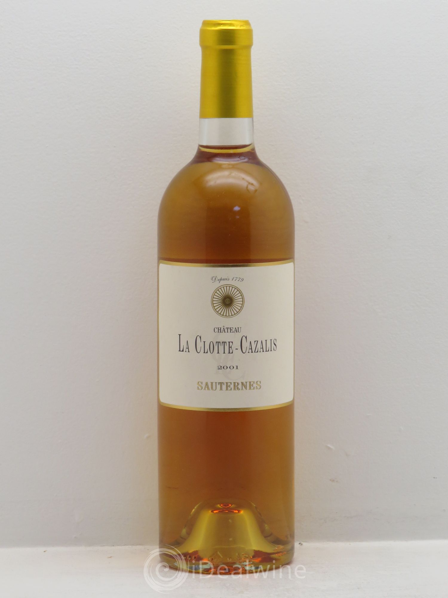 Château La Clotte-Cazalis 2001 - Lotto di 1 bottiglia - 0