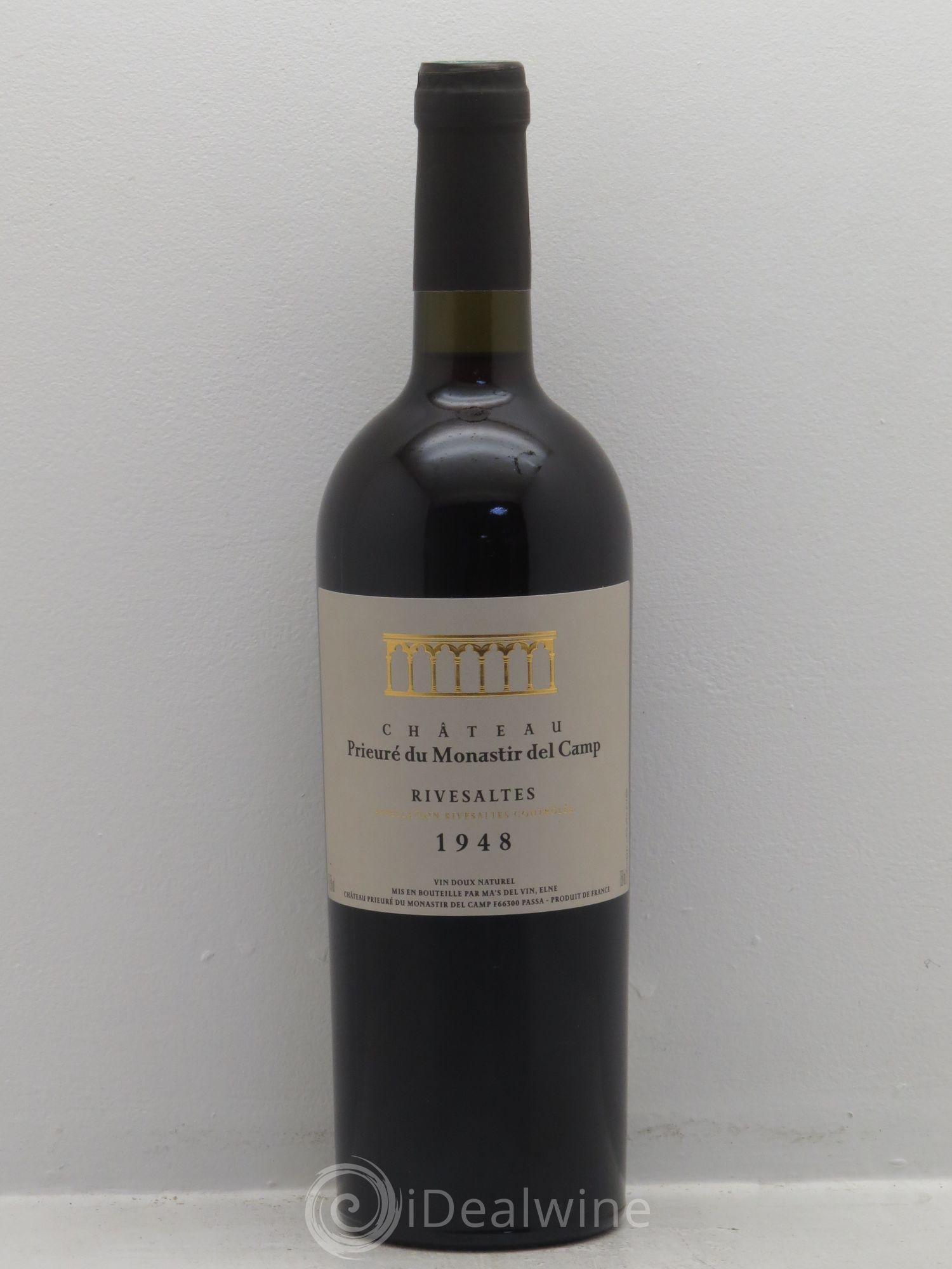 Rivesaltes Château Prieuré du Monastir del Camp 1948 - Lot de 1 bouteille - 0