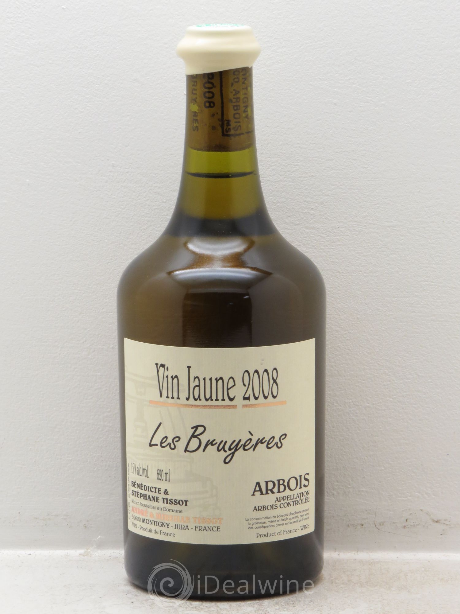 Arbois Vin Jaune Les Bruyères Bénédicte et Stéphane Tissot 2008 - Lot de 1 bouteille - 0