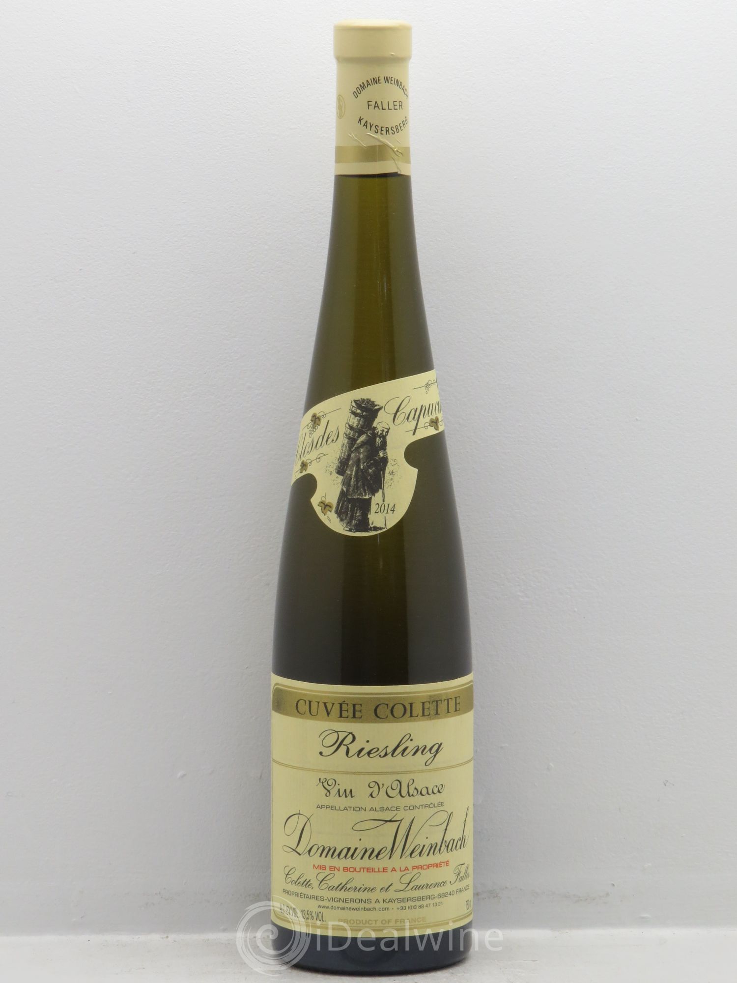 Alsace Riesling Cuvée Colette Weinbach (Domaine) 2014 - Lot de 1 bouteille - 0
