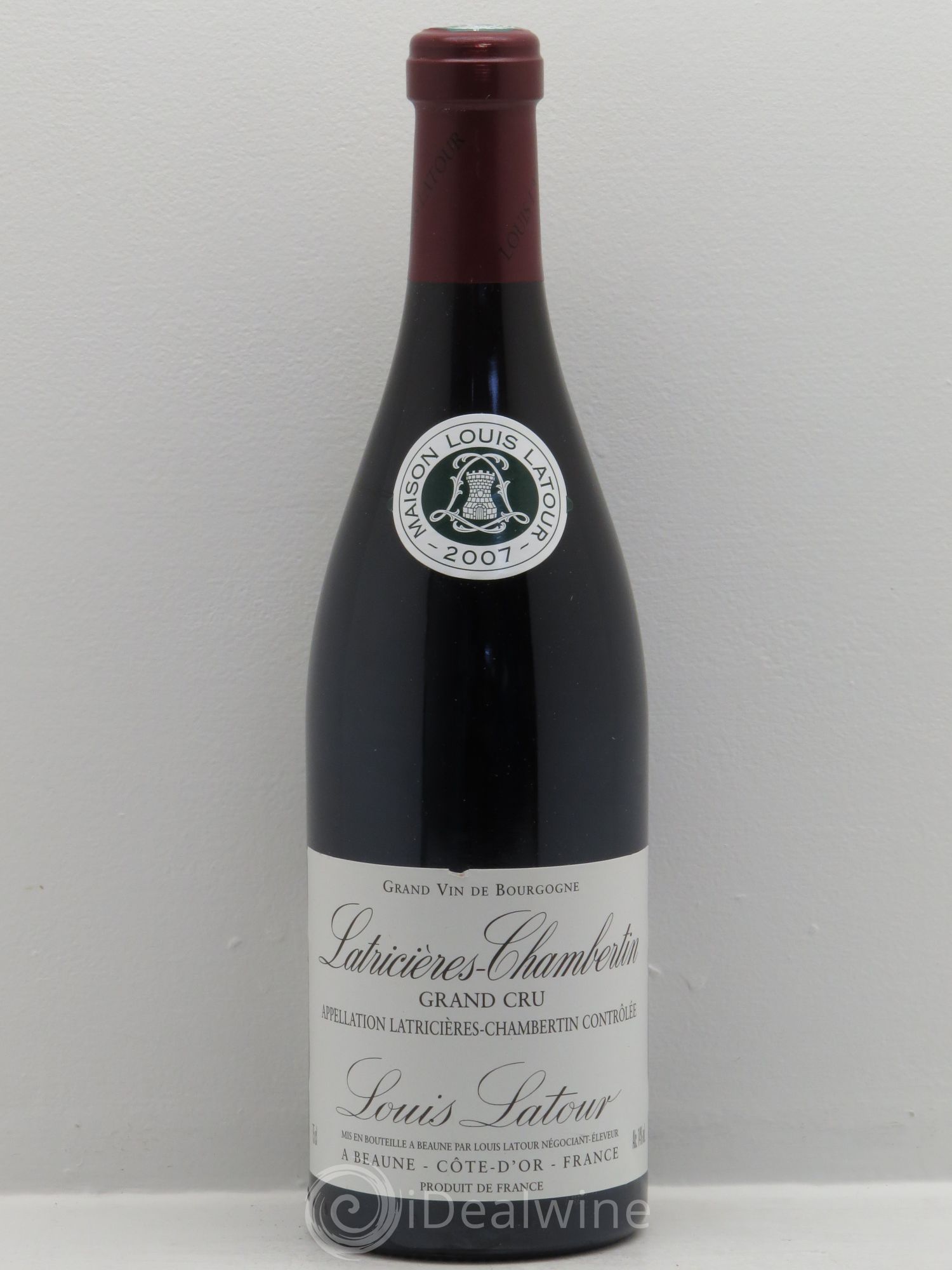 Latricières-Chambertin Grand Cru Louis Latour 2007 - Lot de 1 bouteille - 0