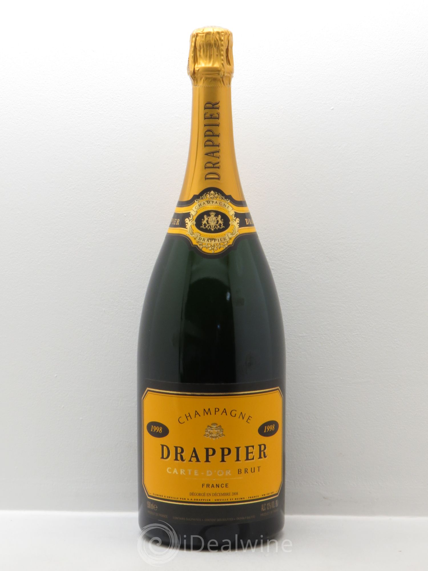 Carte d'Or Brut Drappier 1998 - Lot de 1 magnum - 0