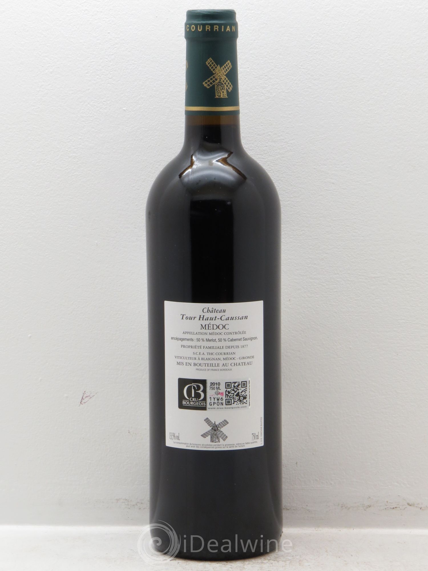 Château Tour Haut-Caussan Cru Bourgeois 2010 - Lot de 1 bouteille - 1
