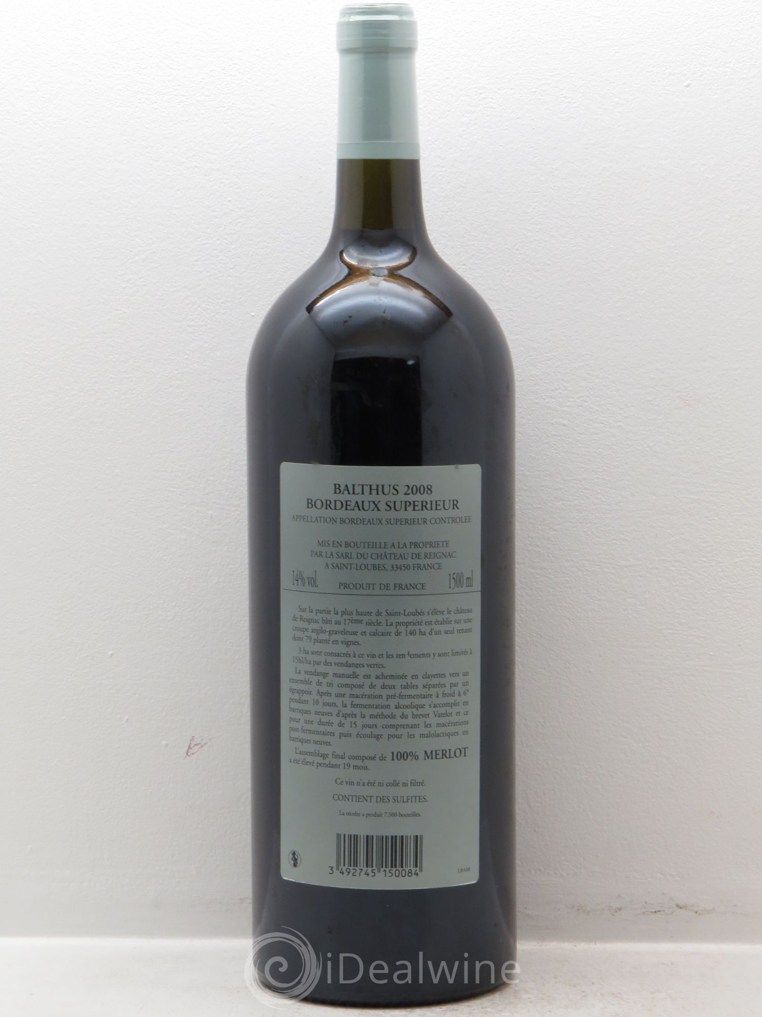 Reignac Cuvée Balthus 2008 - Lot de 1 magnum - 1