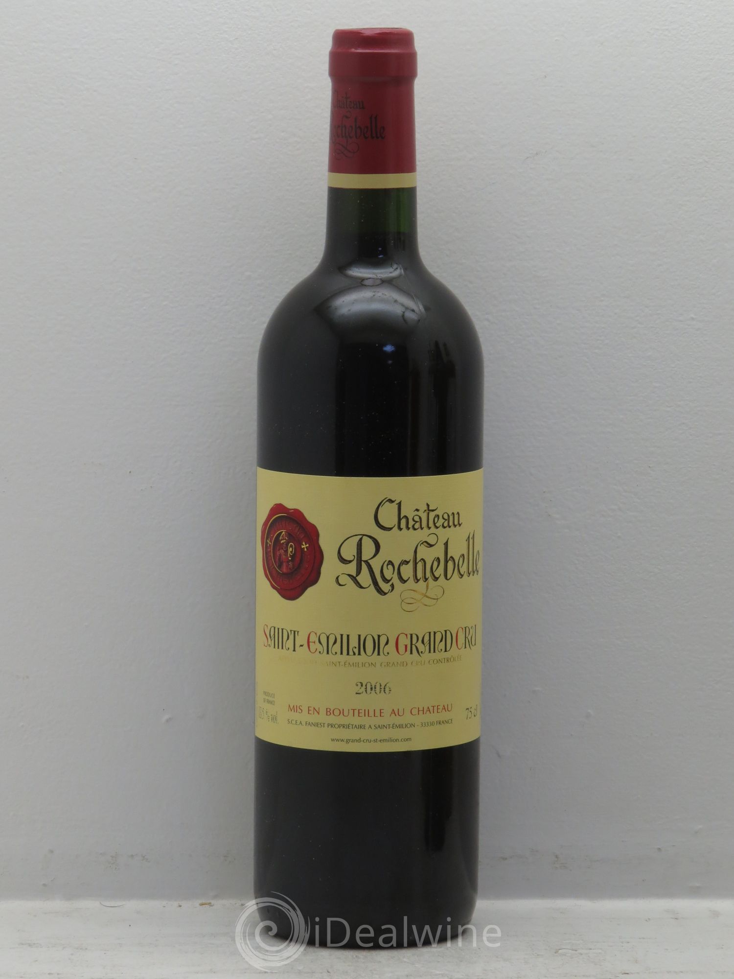 Château Rochebelle Grand Cru Classé 2006 - Lot de 1 bouteille - 0