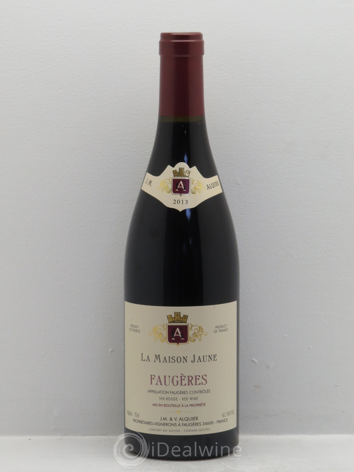 Faugères La Maison Jaune Jean-Michel Alquier 2013 - Lot de 1 bouteille - 0