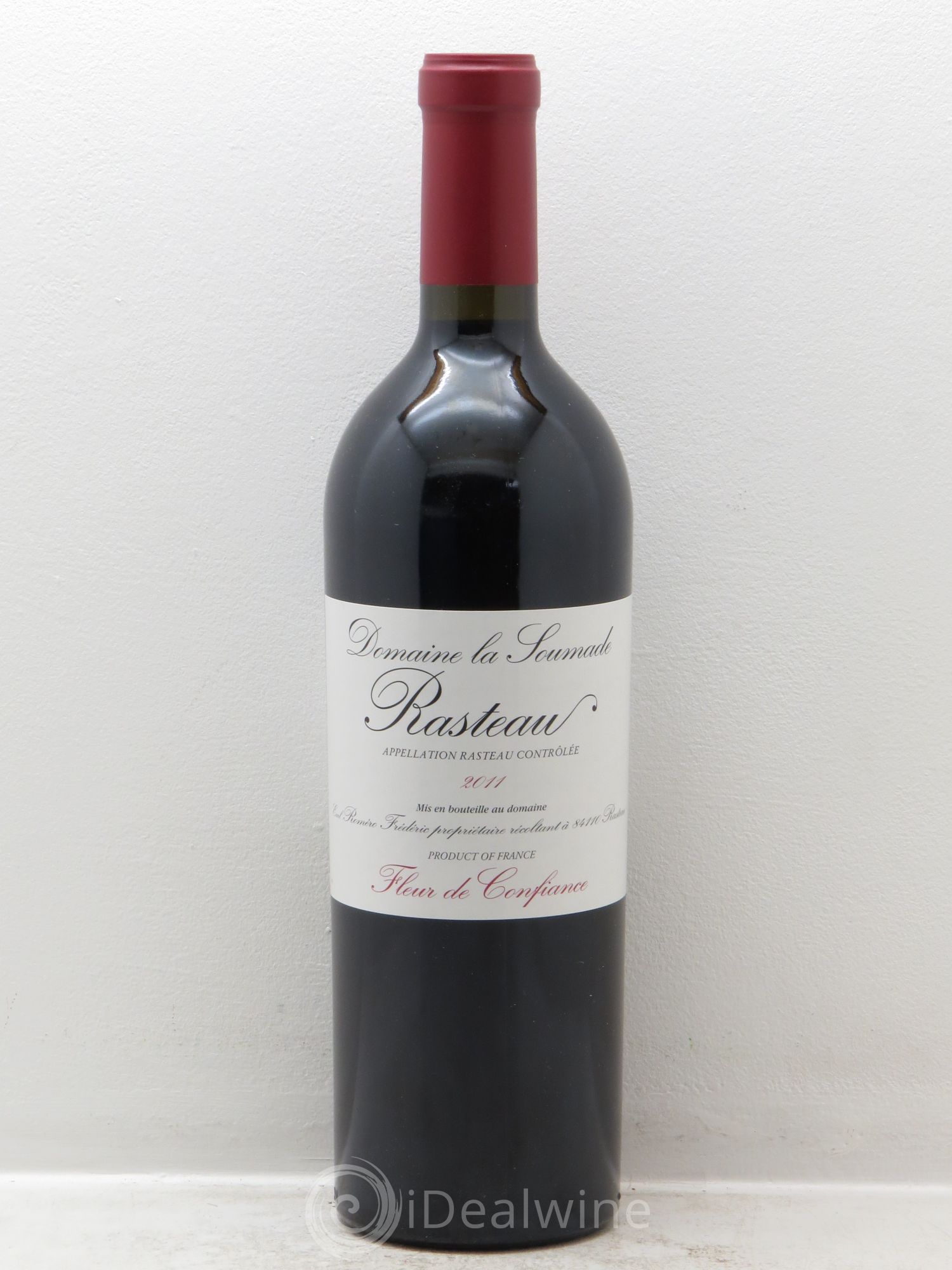 Rasteau Fleur de confiance La Soumade (Domaine) 2011 - Lot de 1 bouteille - 0