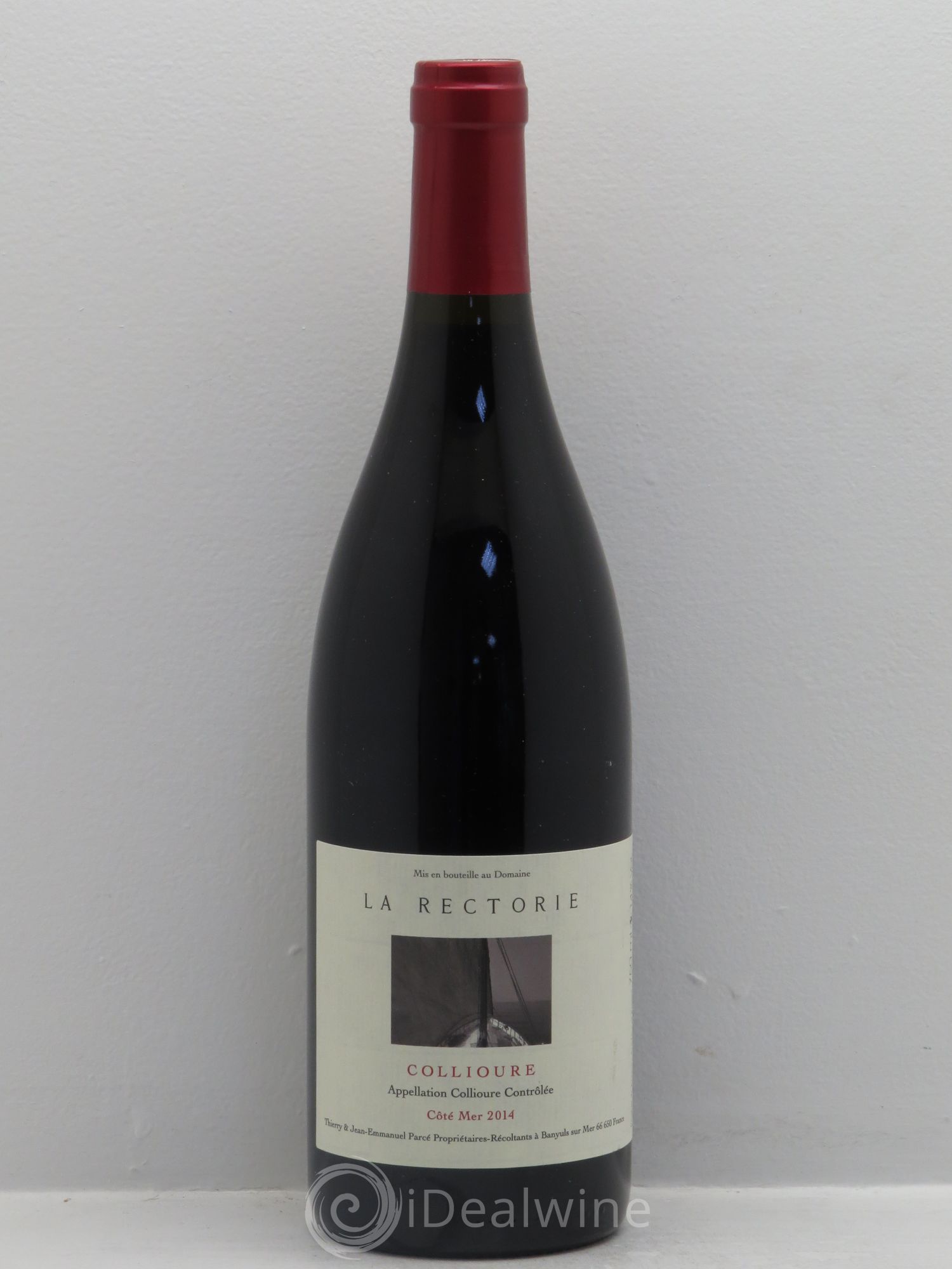 Collioure La Rectorie (Domaine de) Côté Mer Thierry et Jean Emmanuel Parcé 2014 - Lot de 1 bouteille - 0
