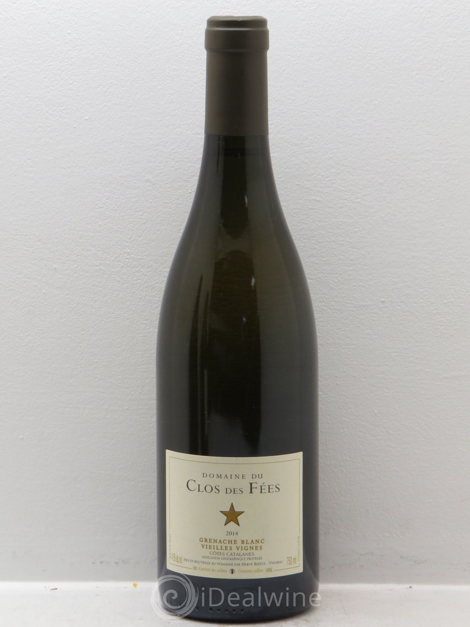 Côtes Catalanes Clos des Fées Vieilles vignes Hervé Bizeul 2014 - Lot de 1 bouteille - 0