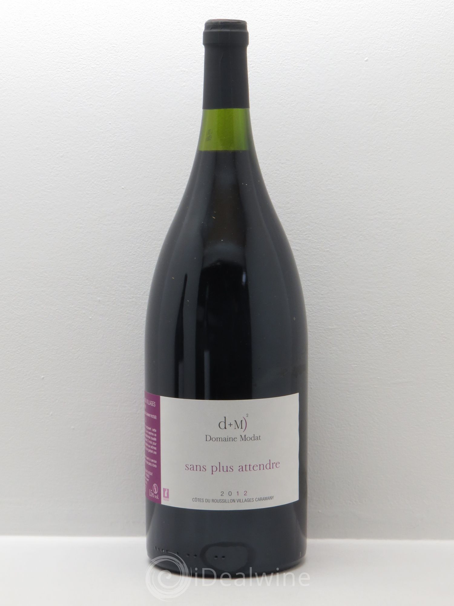 Côtes du Roussillon Villages Caramany Modat (Domaine) Sans plus attendre 2012 - Lot de 1 magnum - 0