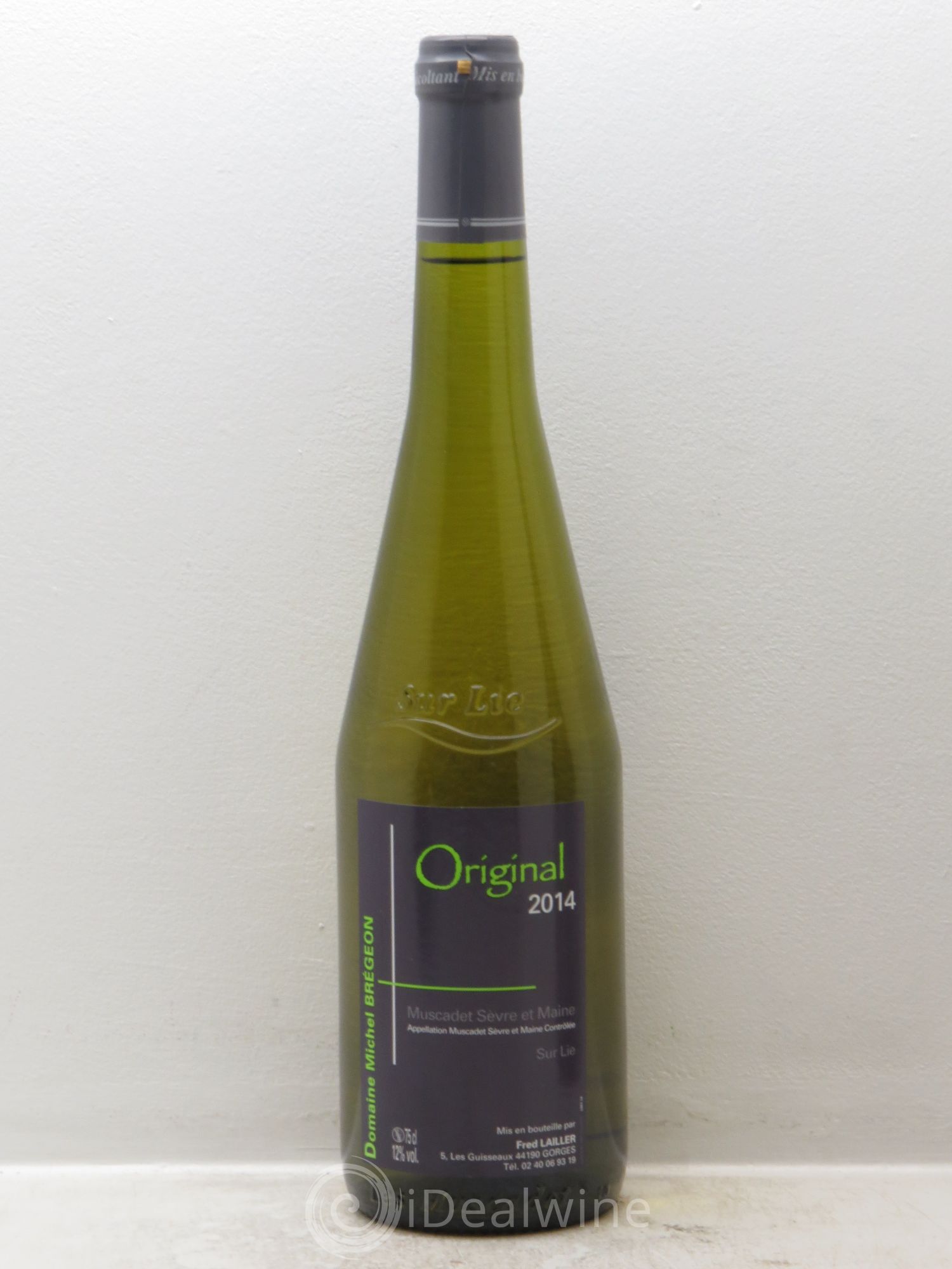 Muscadet-Sèvre-et-Maine sur lie André-Michel Bregeon (Domaine) 2014 - Lot de 1 bouteille - 0