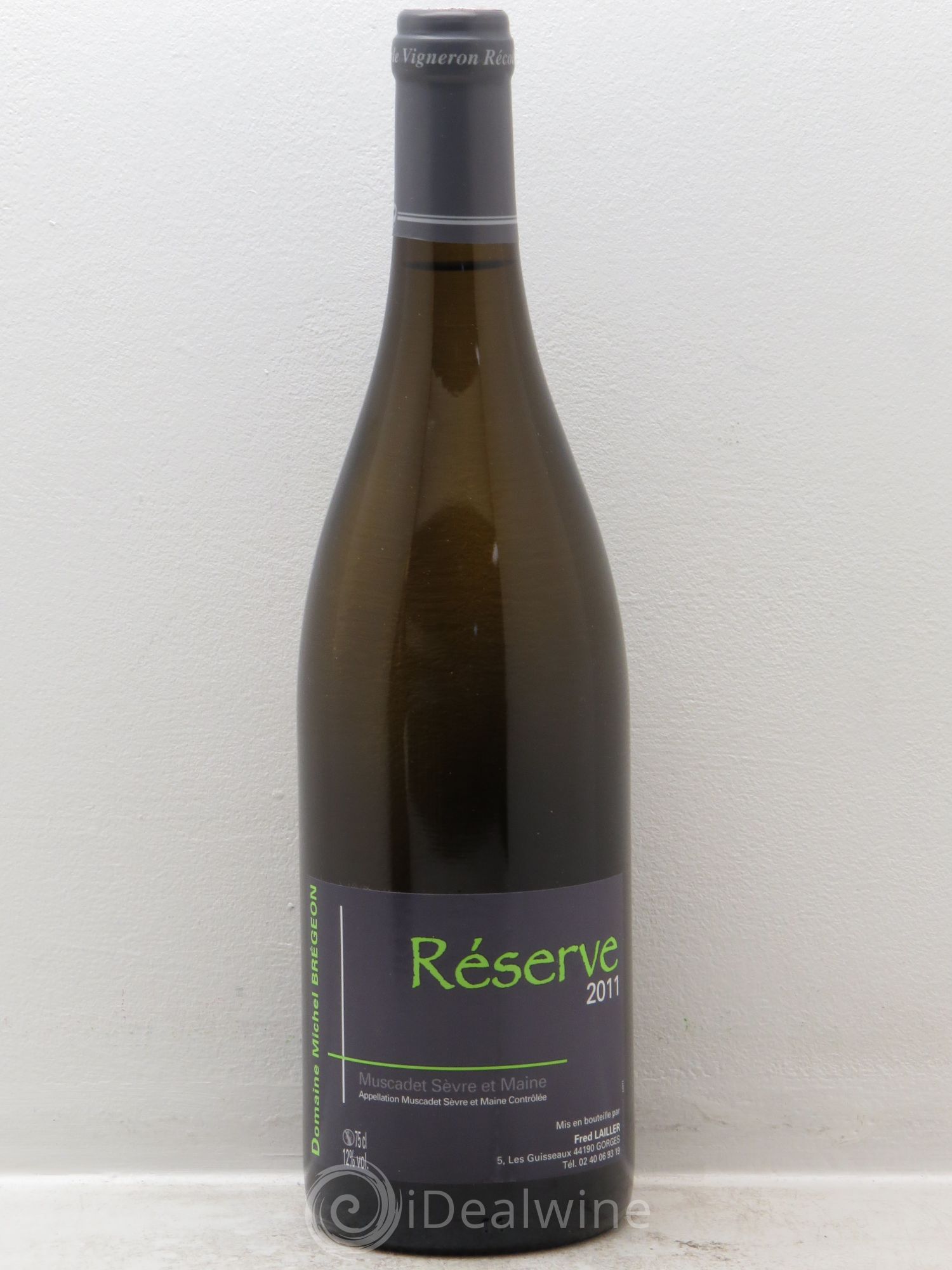 Muscadet-Sèvre-et-Maine Réserve André-Michel Bregeon (Domaine) 2011 - Lot de 1 bouteille - 0