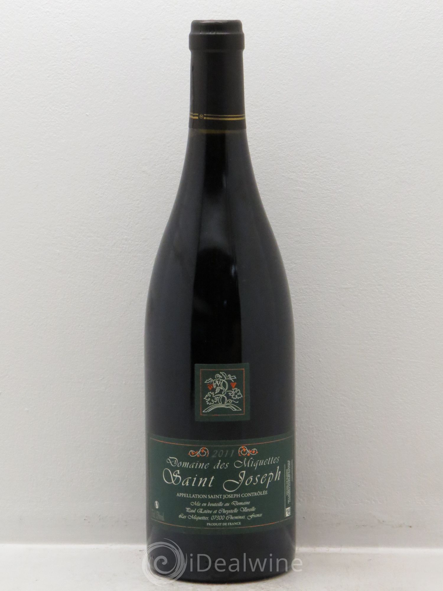 Saint-Joseph Miquettes (Domaine des) 2011 - Lot de 1 bouteille - 0