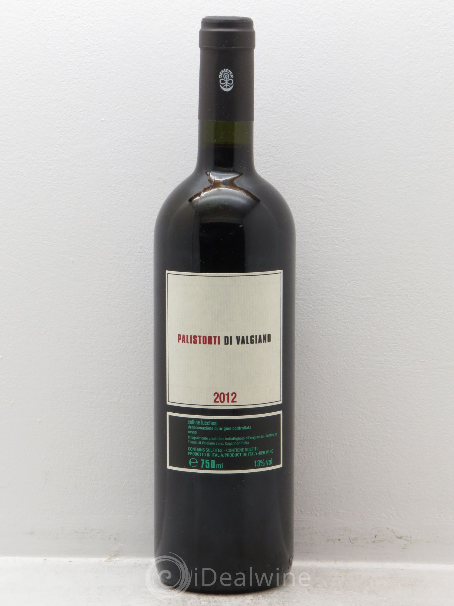 Colline Lucchesi DOC Tenuta di Valgiano Palistorti 2012 - Lot de 1 bouteille - 0