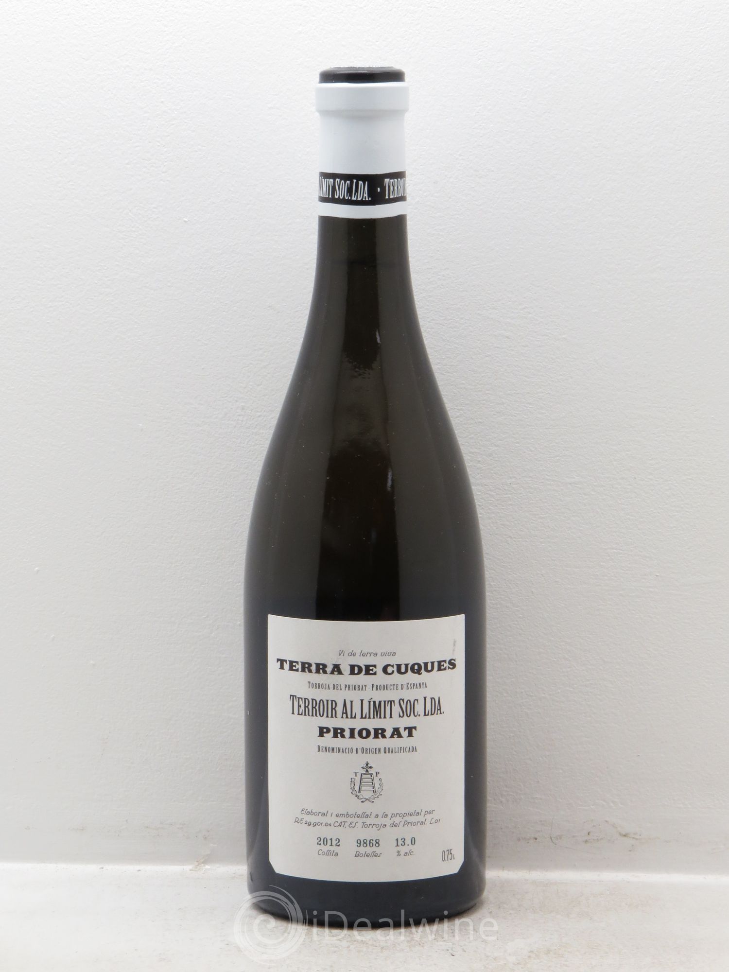 Priorat Terroir Al Limit Terra de Cuques Dominik Hubert 2012 - Lot de 1 bouteille - 0