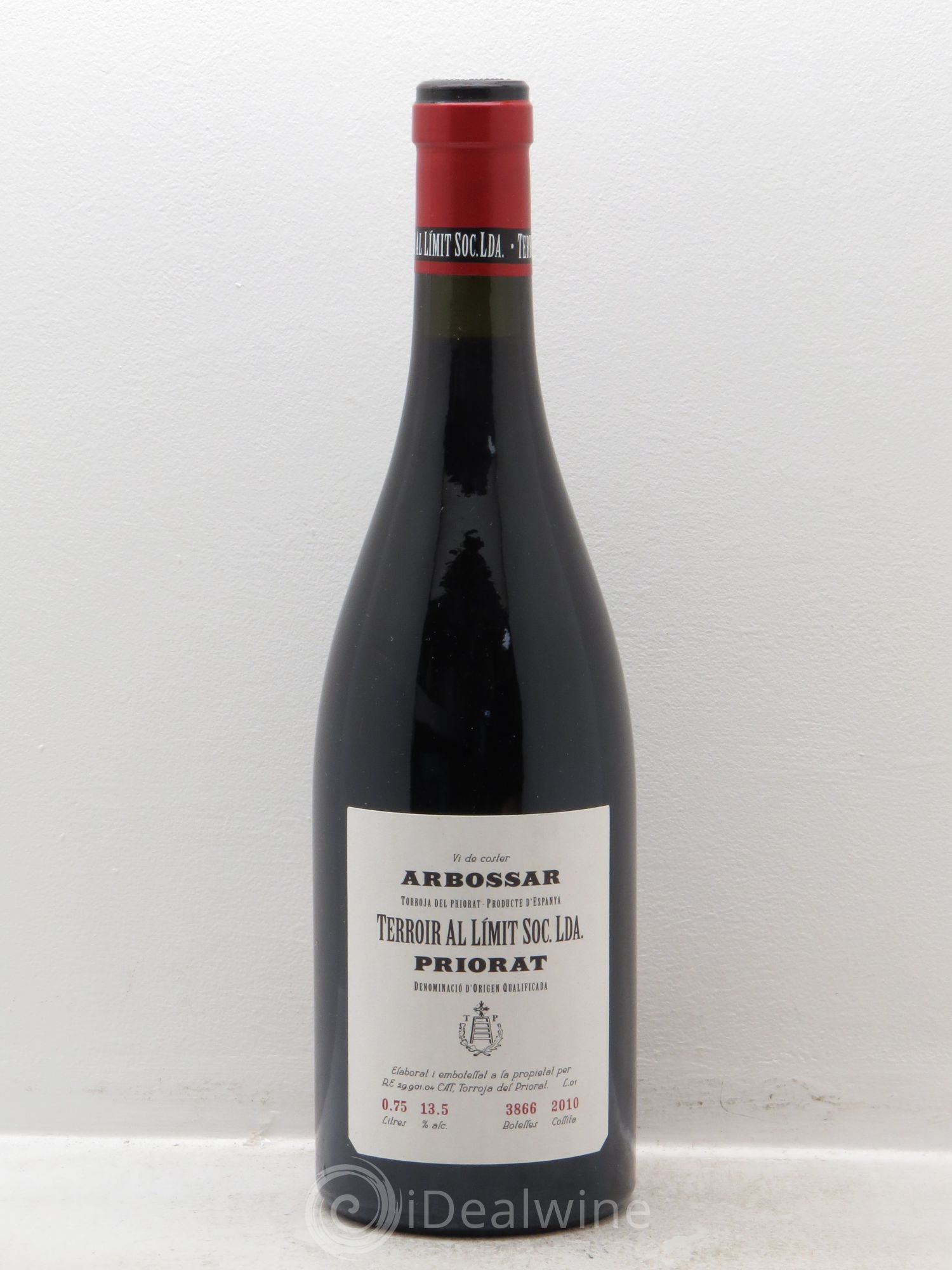 Priorat Terroir Al Limit Arbossar Dominik Hubert 2010 - Lot de 1 bouteille - 0