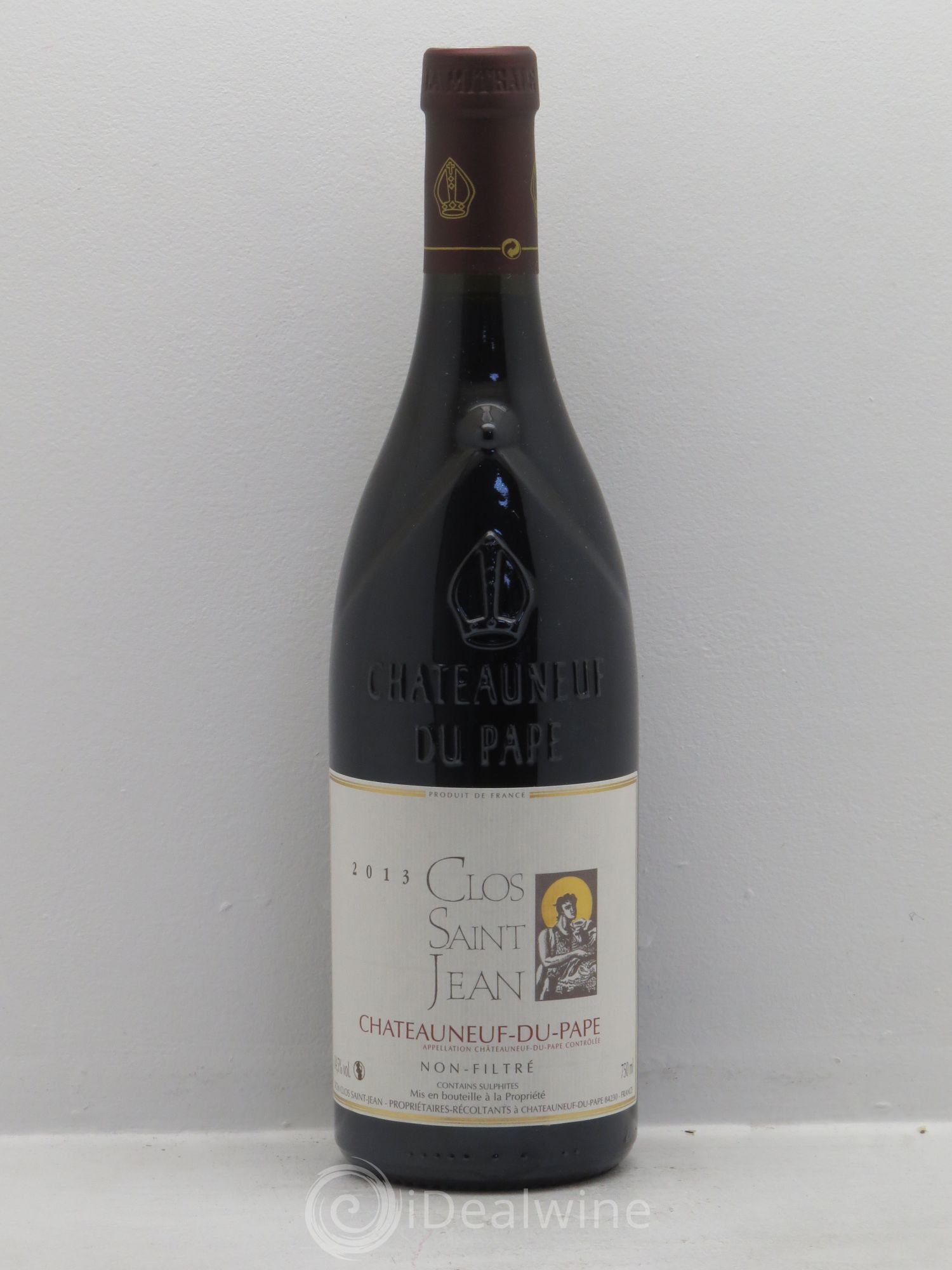 Châteauneuf-du-Pape Clos Saint-Jean Pascal et Vincent Maurel 2013 - Lot de 1 bouteille - 0