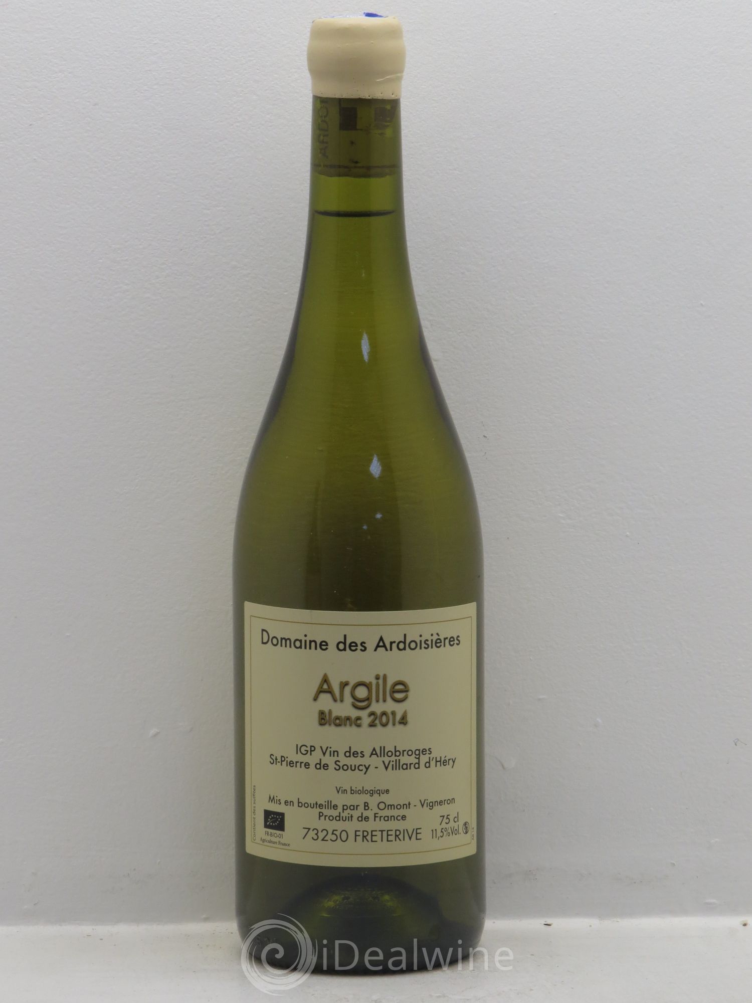 Vin des Allobroges Saint-Pierre-de-Soucy Argile Ardoisières (Domaine des) 2014 - Lot de 1 bouteille - 0