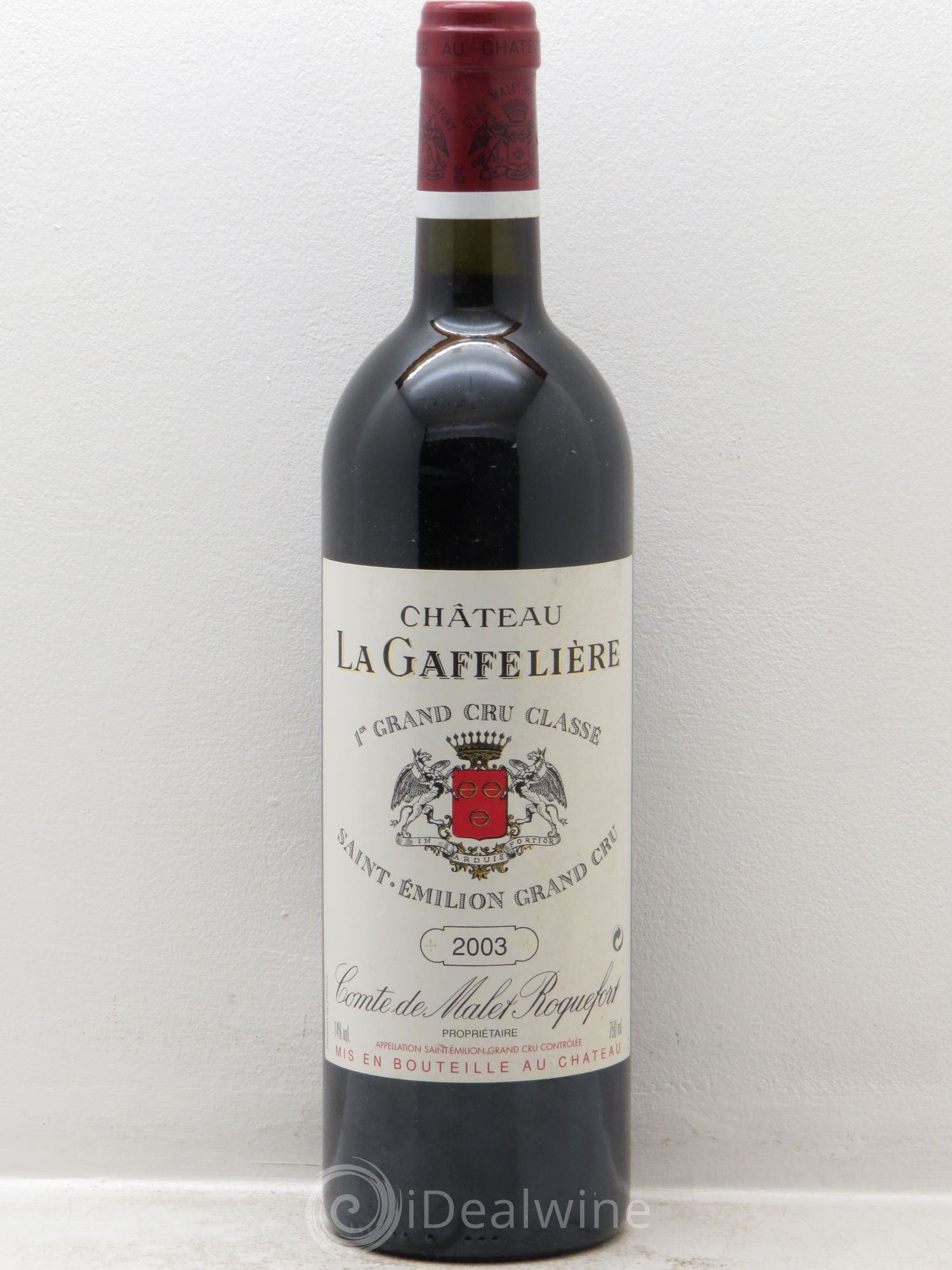 Château la Gaffelière 1er Grand Cru Classé B 2003 - Lot de 1 bouteille - 0