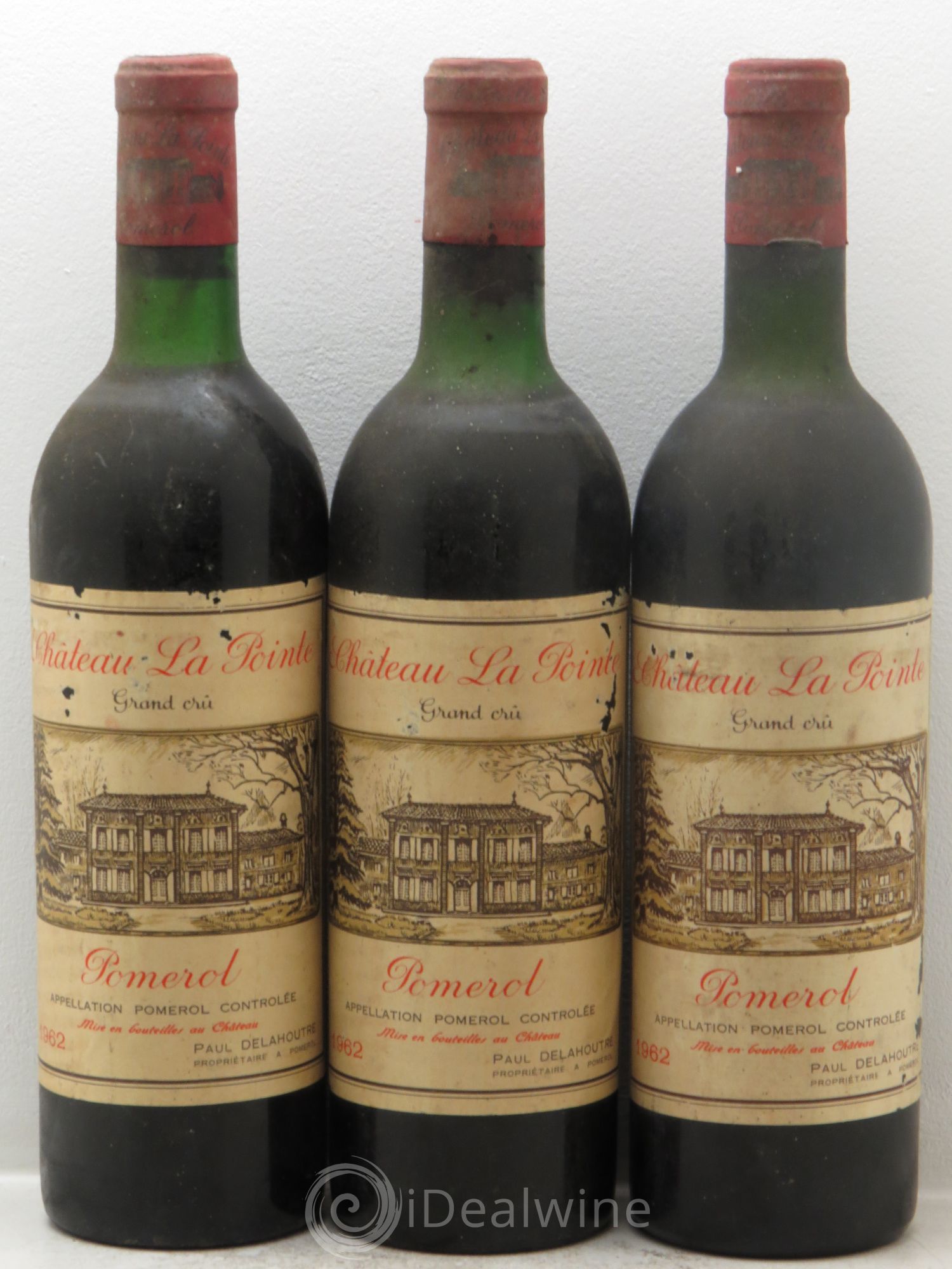 Château la Pointe 1962 - Lot de 3 bouteilles - 0