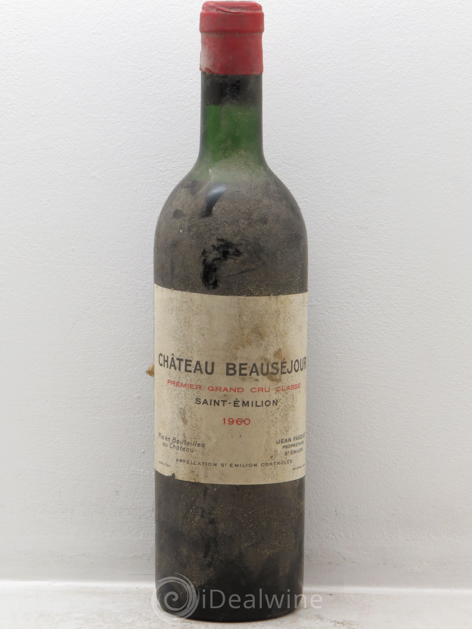 Château Beau-Séjour Bécot 1er Grand Cru Classé B 1960 - Lot de 1 bouteille - 0