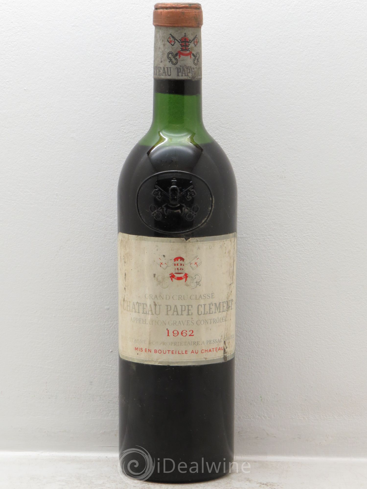 Château Pape Clément Cru Classé de Graves 1962 - Lot de 1 bouteille - 0