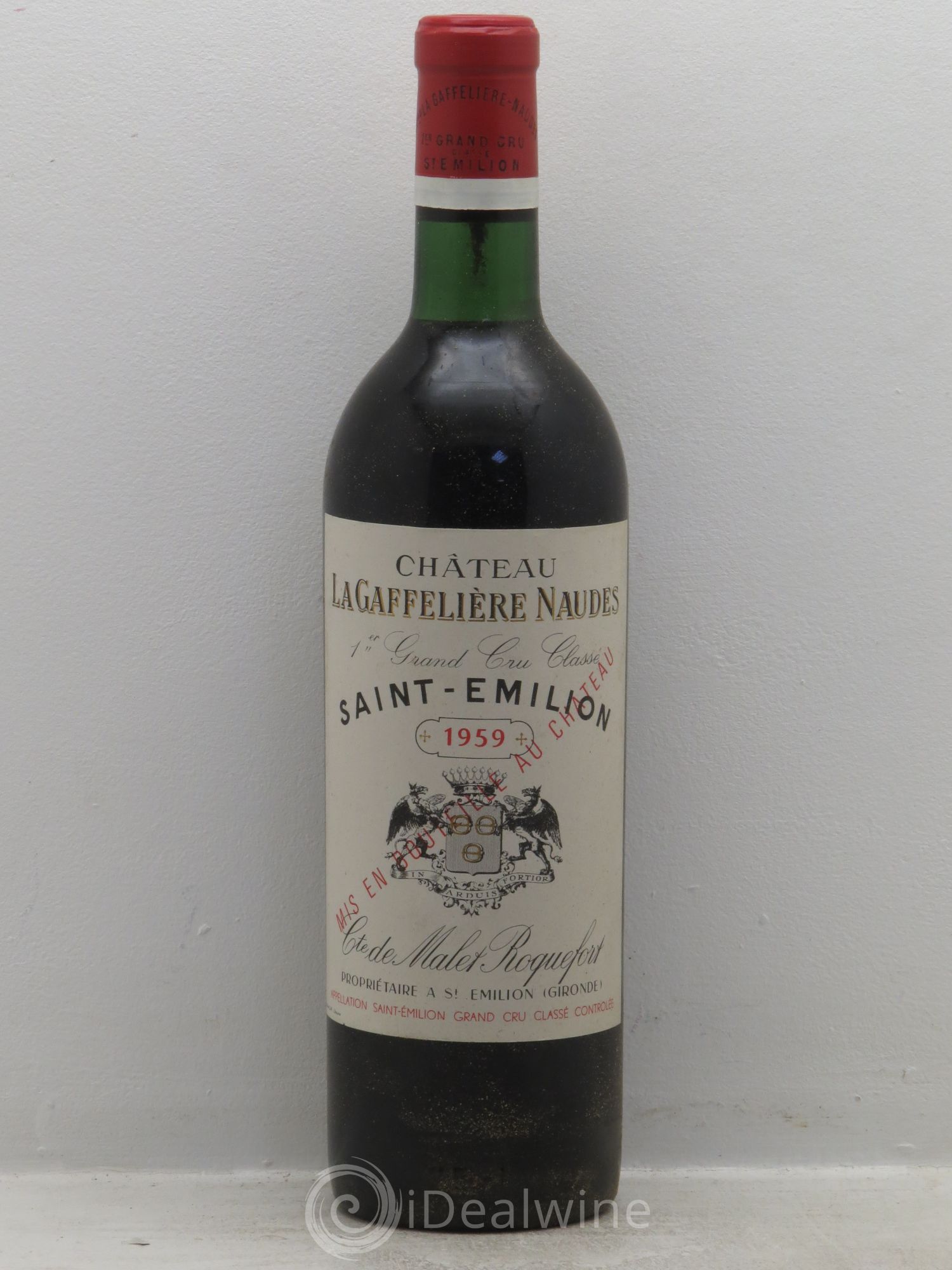Château la Gaffelière 1er Grand Cru Classé B 1959 - Lot de 1 bouteille - 0