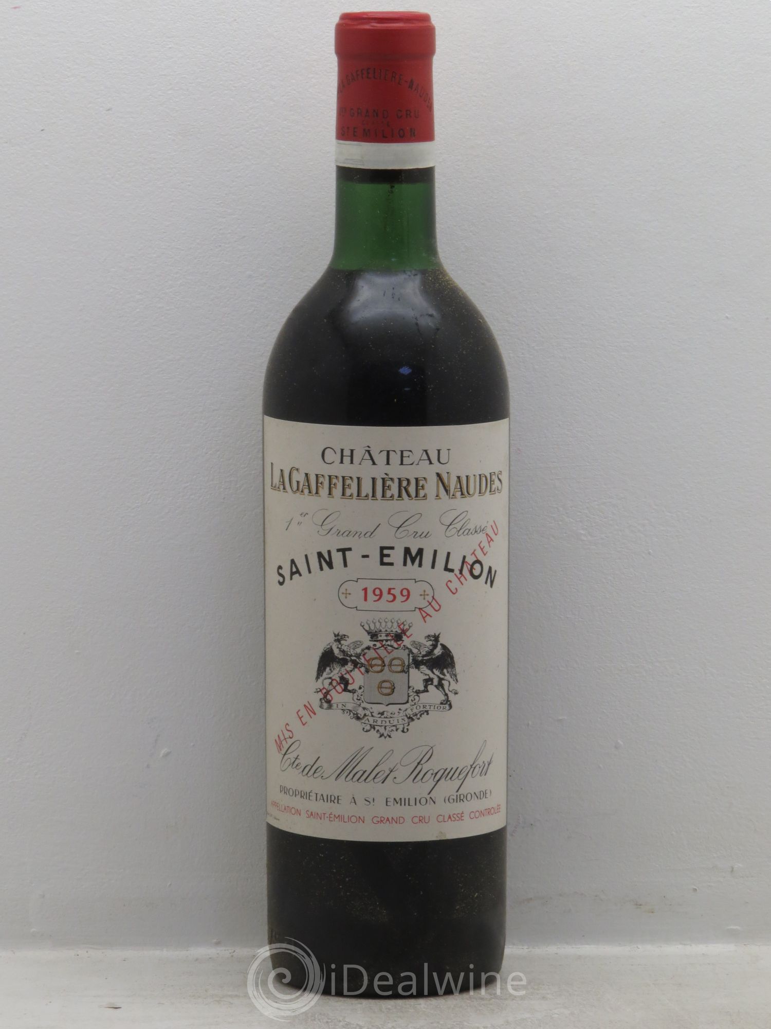 Château la Gaffelière 1er Grand Cru Classé B 1959 - Lot de 1 bouteille - 0