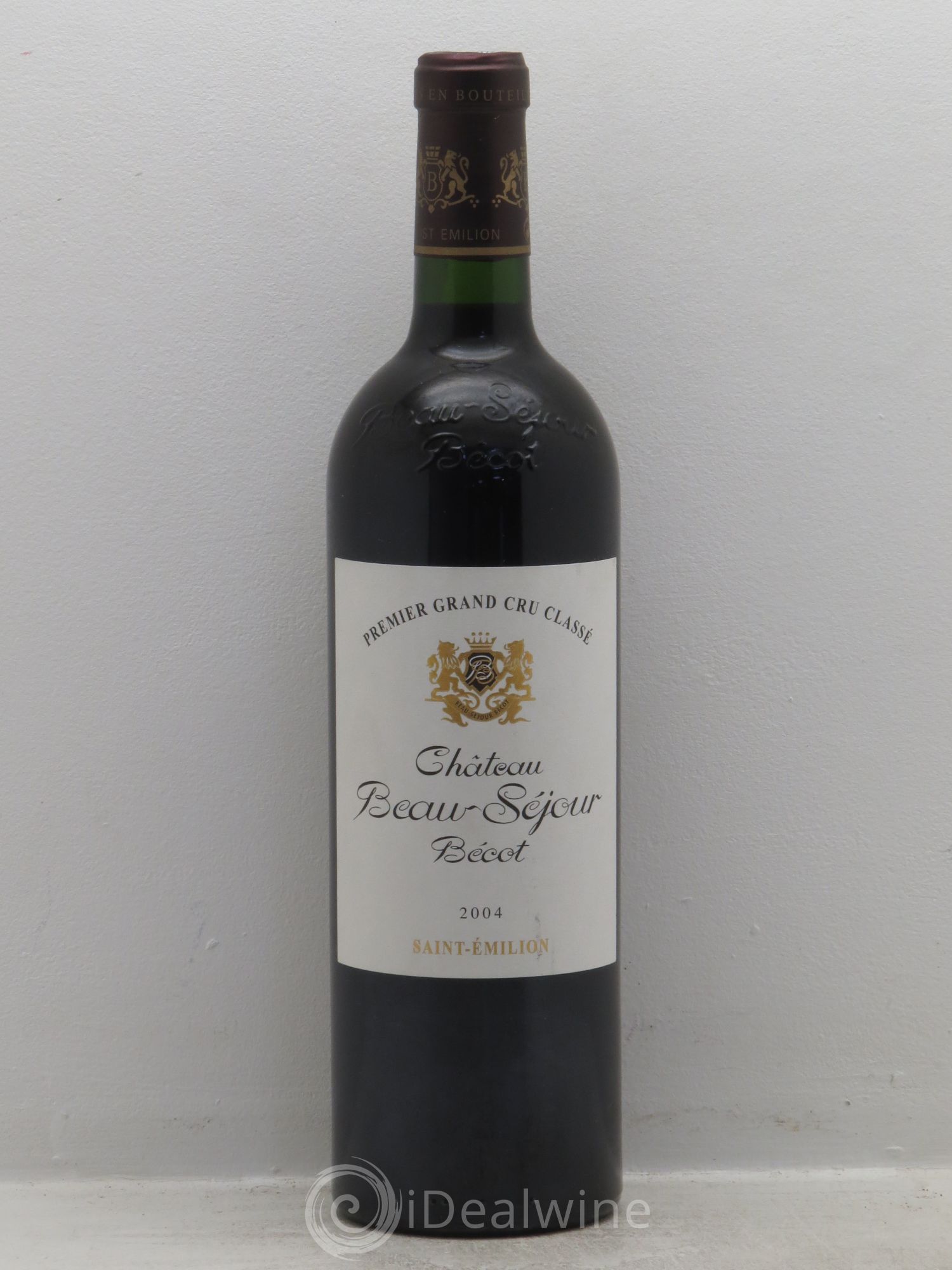 Château Beau-Séjour Bécot 1er Grand Cru Classé B 2004 - Lot de 1 bouteille - 0