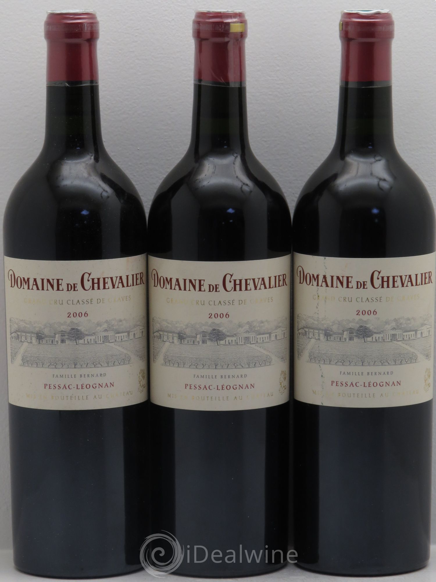 Domaine de Chevalier Cru Classé de Graves 2006 - Lot de 3 bouteilles - 0