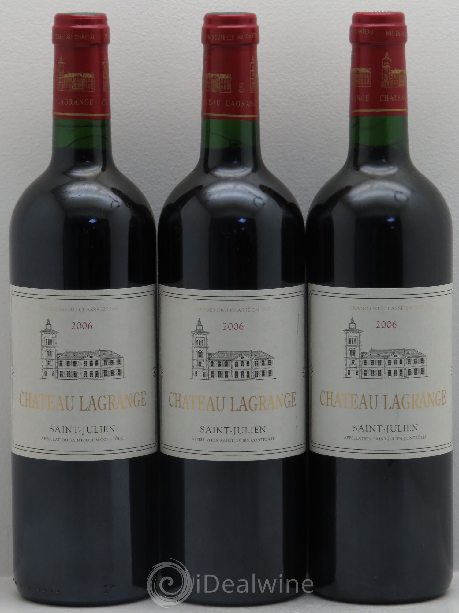 Château Lagrange 3ème Grand Cru Classé 2006 - Lot de 3 bouteilles - 0