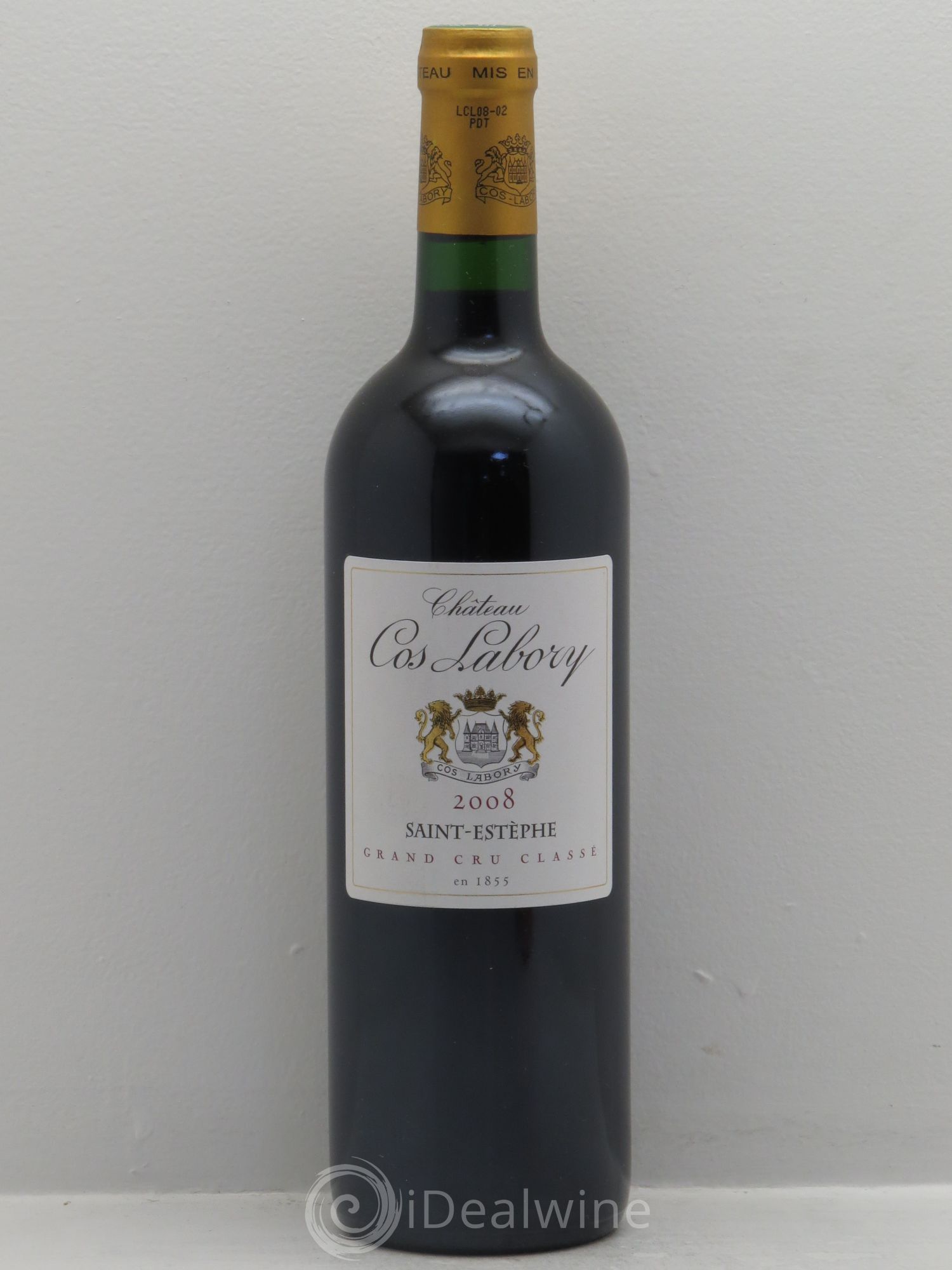 Château Cos Labory 5ème Grand Cru Classé 2008 - Lot de 1 bouteille - 0