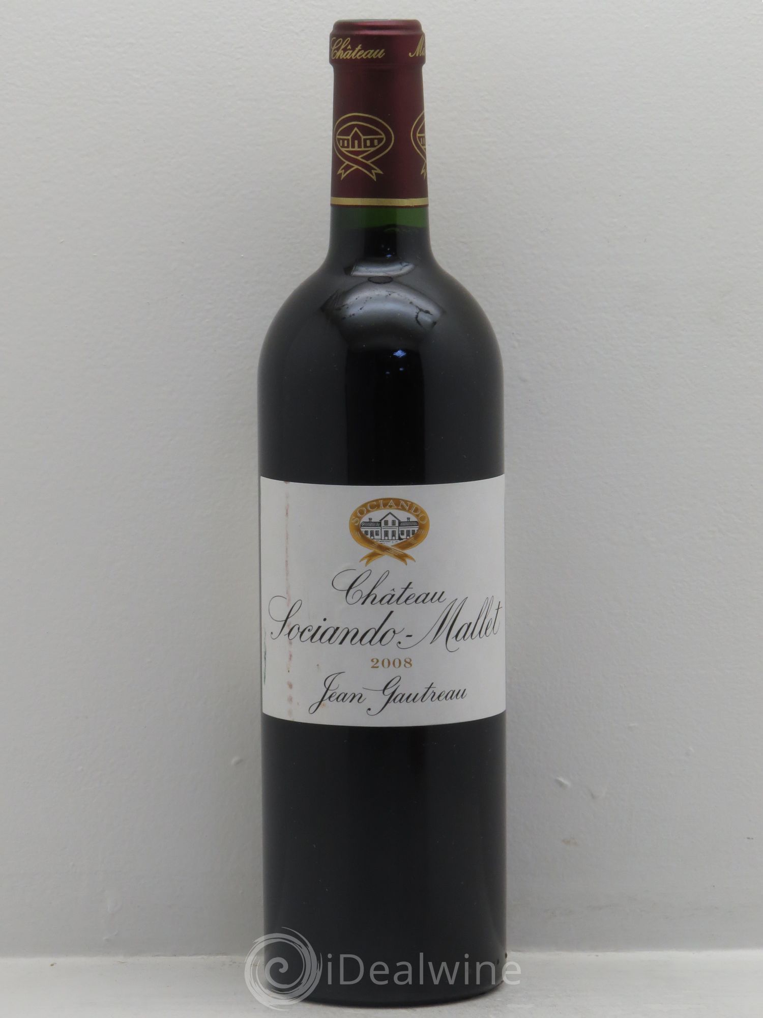 Château Sociando Mallet 2008 - Lot de 12 bouteilles - 0