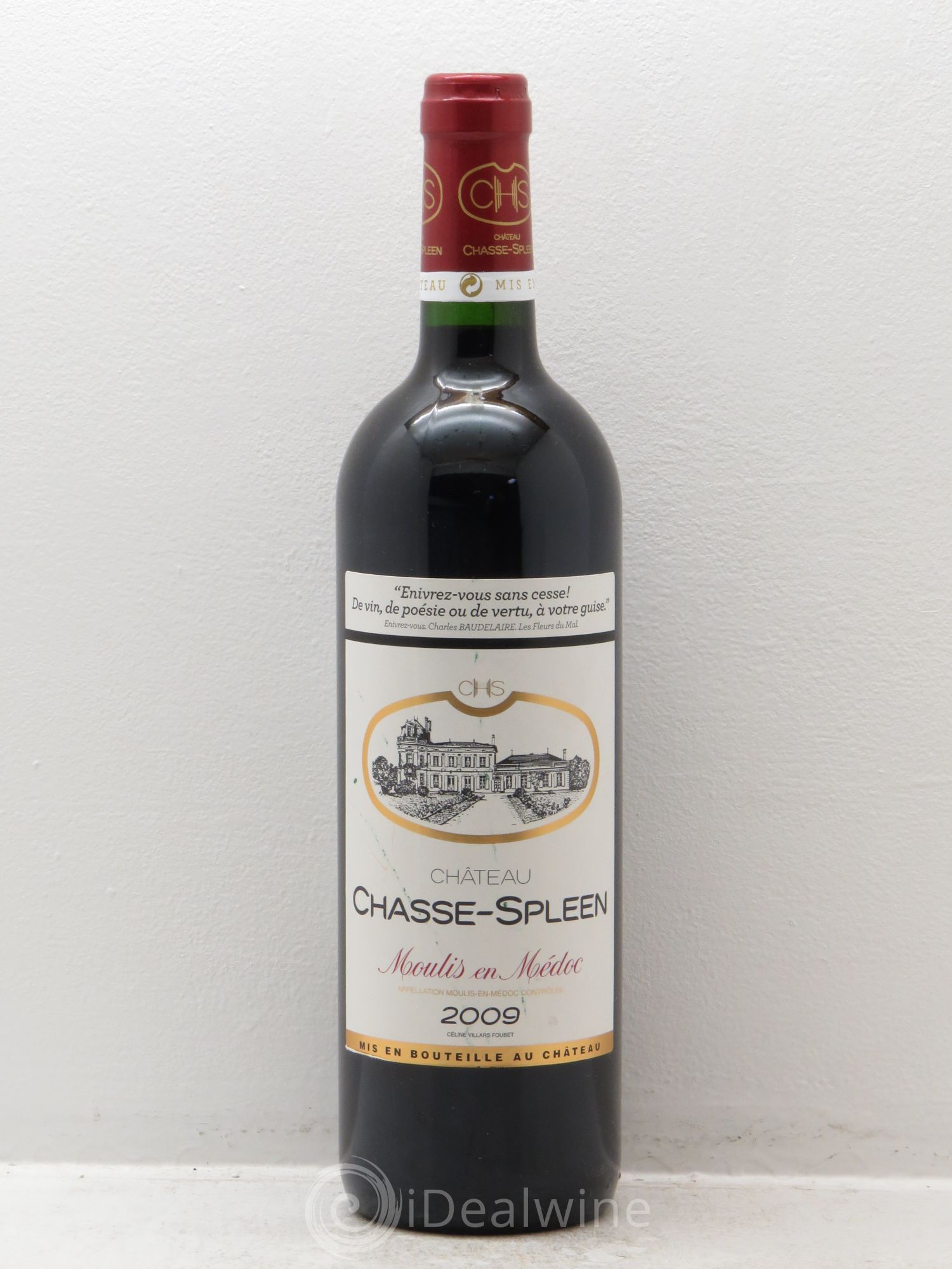 Château Chasse Spleen 2009 - Lot de 6 bouteilles - 0