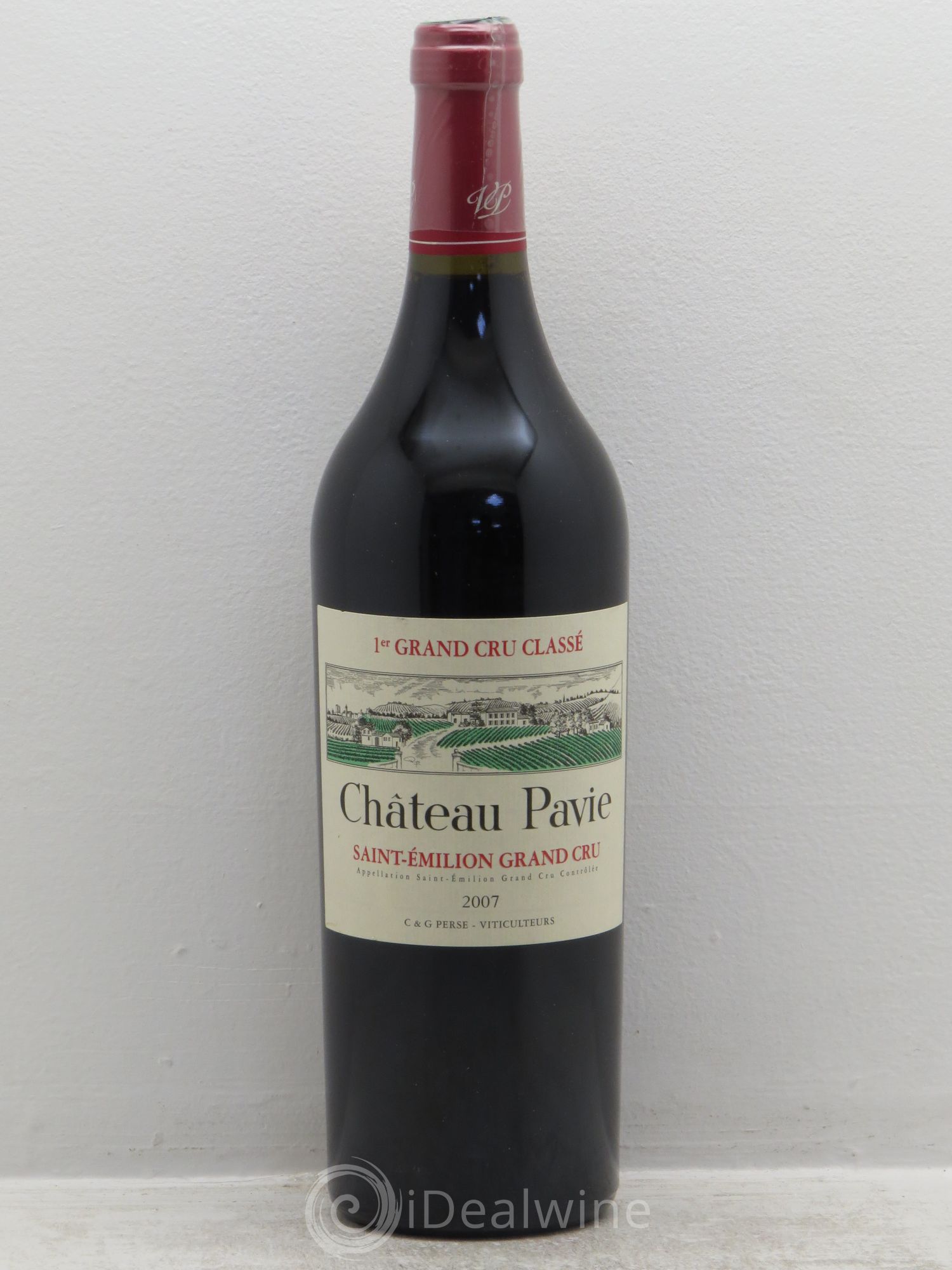 Château Pavie 1er Grand Cru Classé A 2007 - Lot de 1 bouteille - 0
