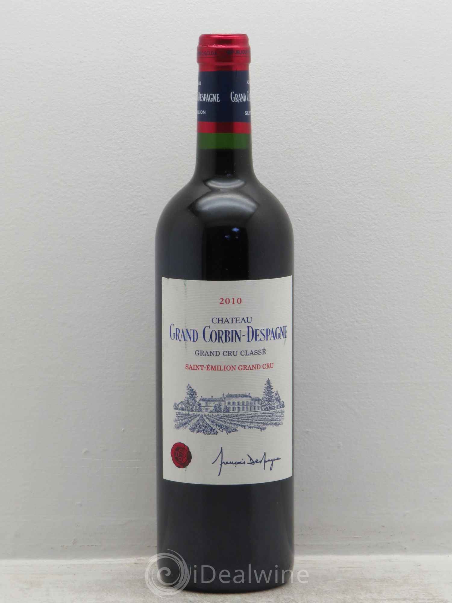 Château Grand Corbin Despagne Grand Cru Classé 2010 - Lot de 6 bouteilles - 0