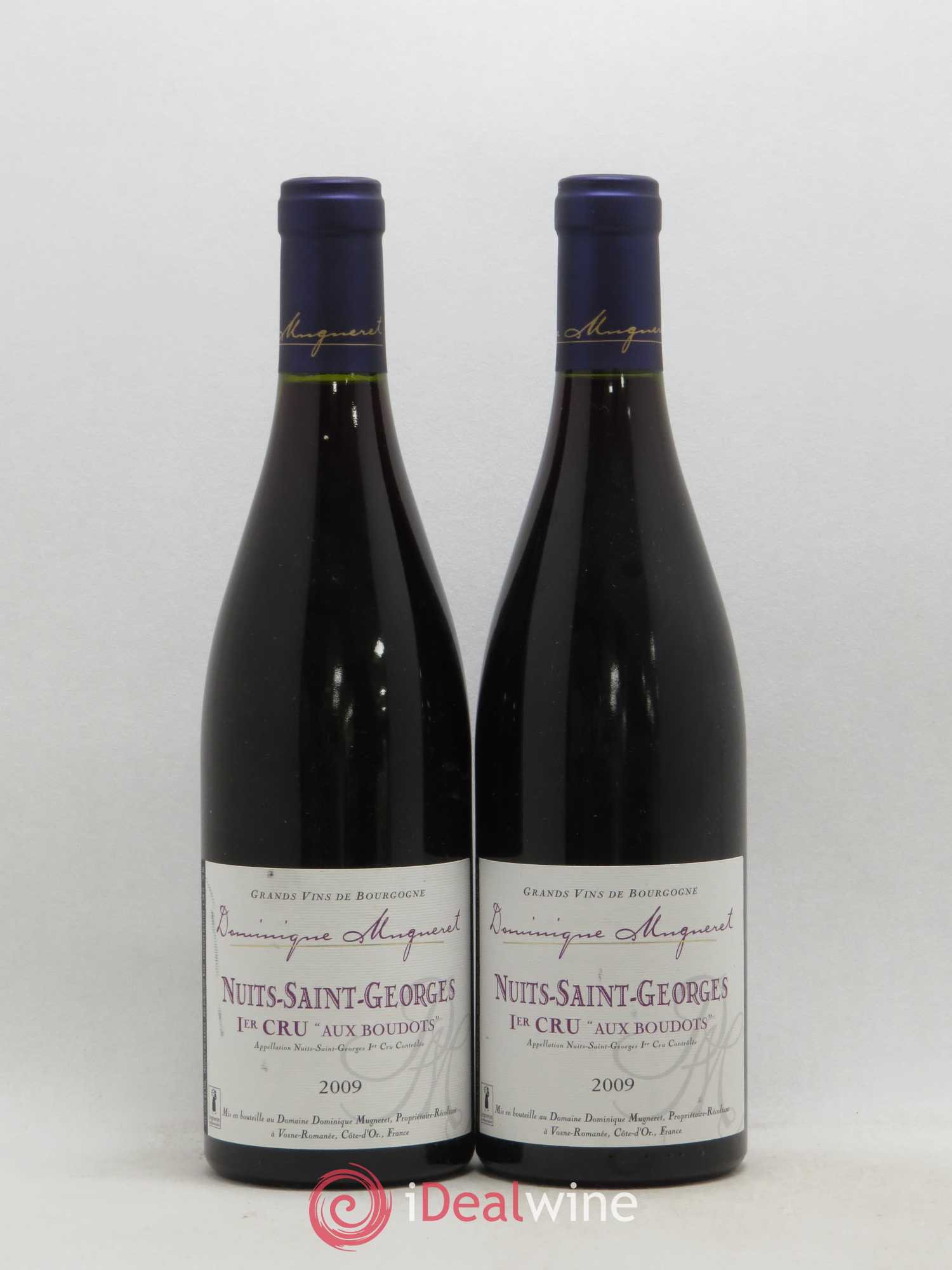 Nuits-Saint-Georges 1er Cru Les Boudots Dominique Mugneret (Domaine) 2009 - Lot de 2 bouteilles - 0