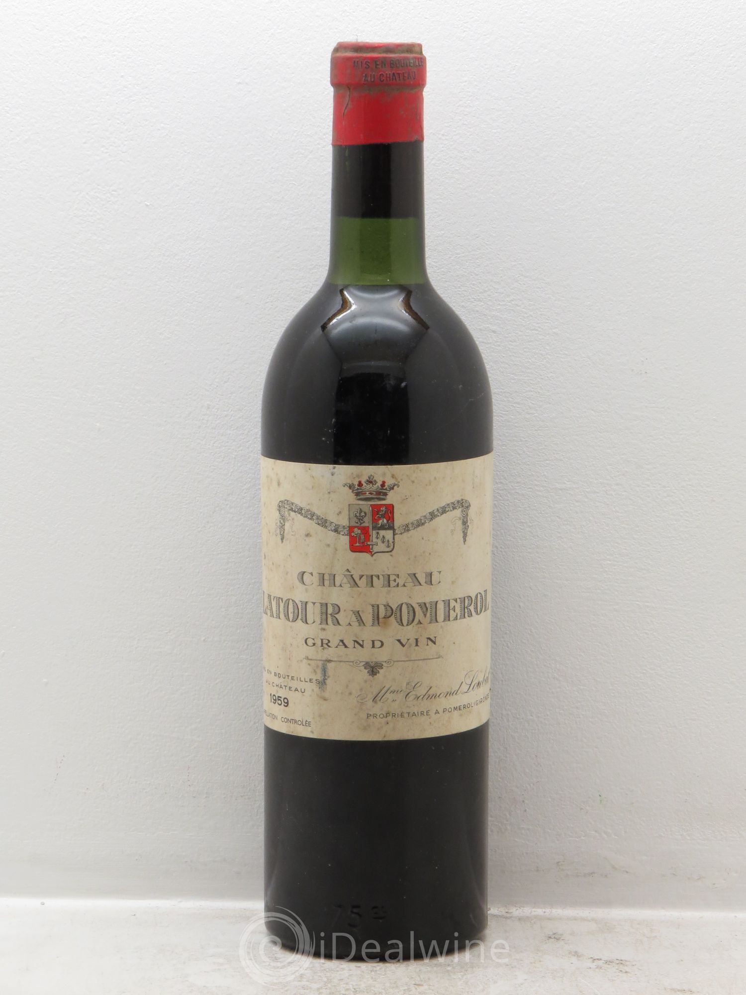 Château Latour à Pomerol 1959 - Lot de 1 bouteille - 0